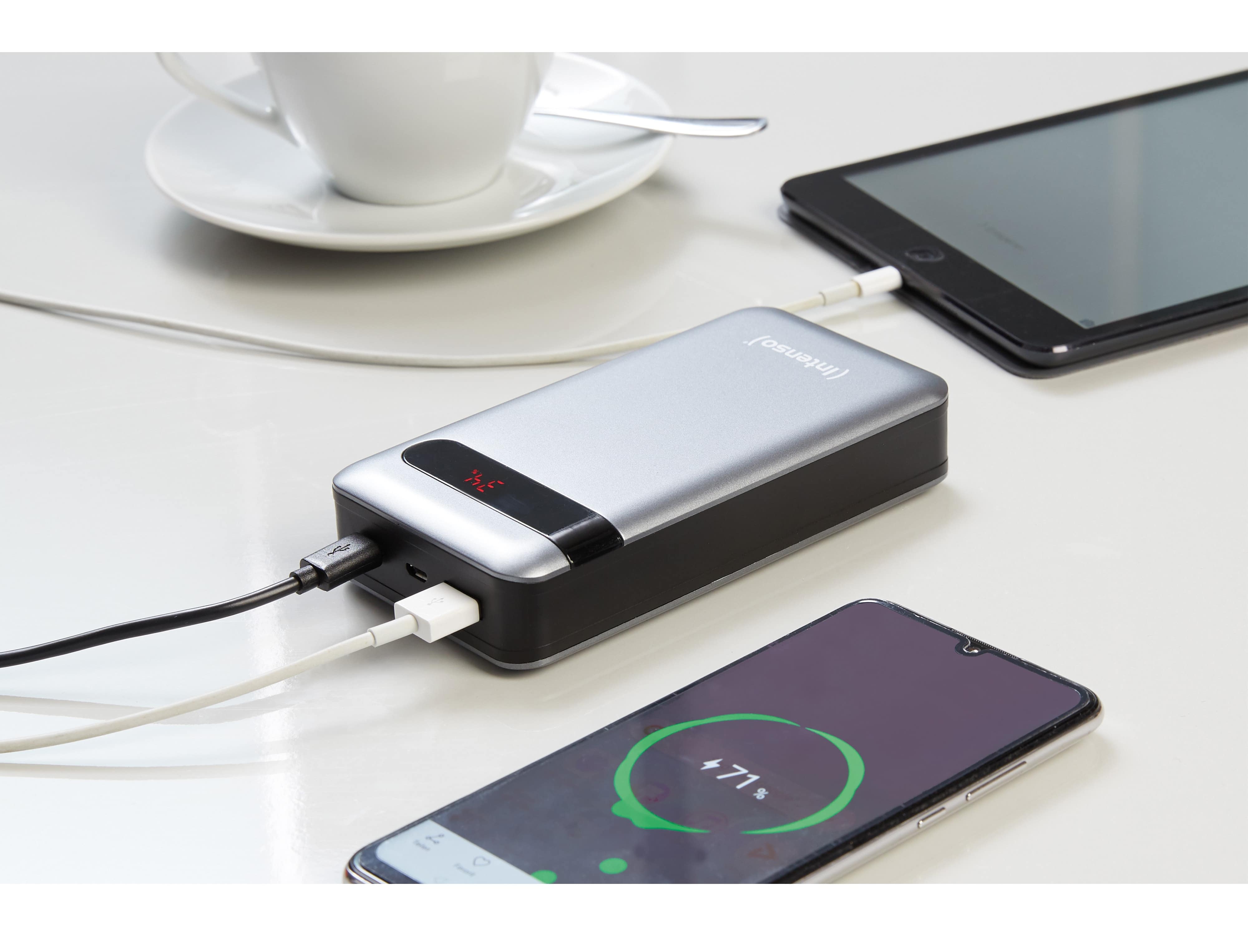 INTENSO USB Powerbank 7332354 PD 20000, 20.000mAh, anthrazit INTENSO USB Powerbank 7332354 PD 20000, 20.000mAh, anthrazit