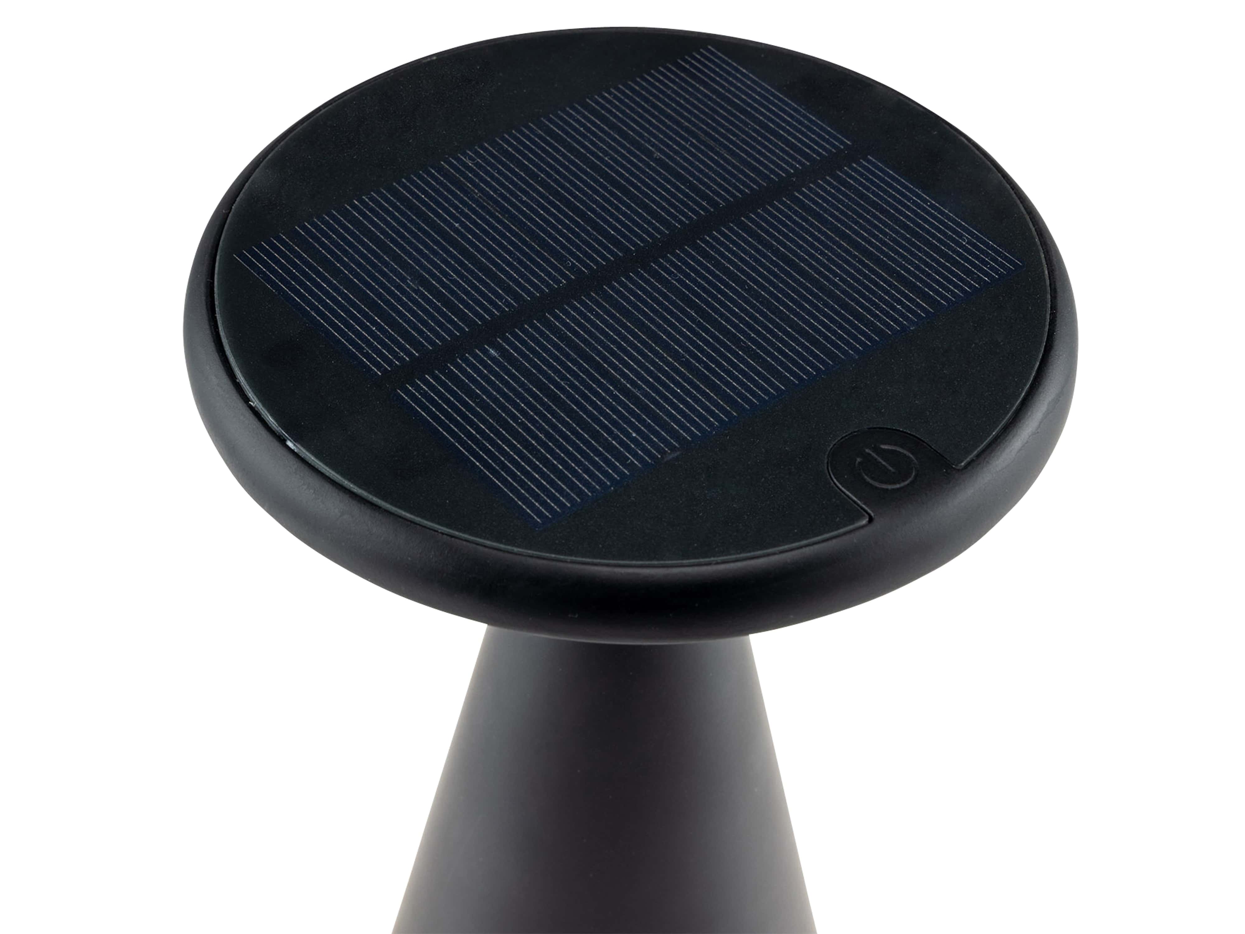 CHILITEC LED Solar Tischleuchte Foco Sol, 2700K, dimmbar, schwarz CHILITEC LED Solar Tischleuchte Foco Sol, 2700K, dimmbar, schwarz