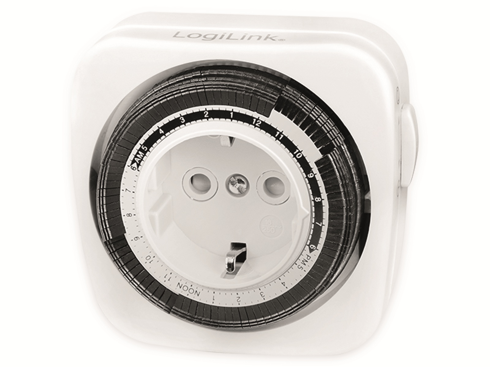 LOGILINK Zeitschaltuhr analog, 24 Stunden, Innenbereich LOGILINK Zeitschaltuhr analog, 24 Stunden, Innenbereich