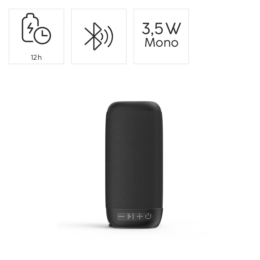 HAMA Bluetooth Lautsprecher "Tube 4.0", 3,5 W, Schwarz Bluetooth Lautsprecher HAMA "Tube 4.0", 35 W, Schwarz
