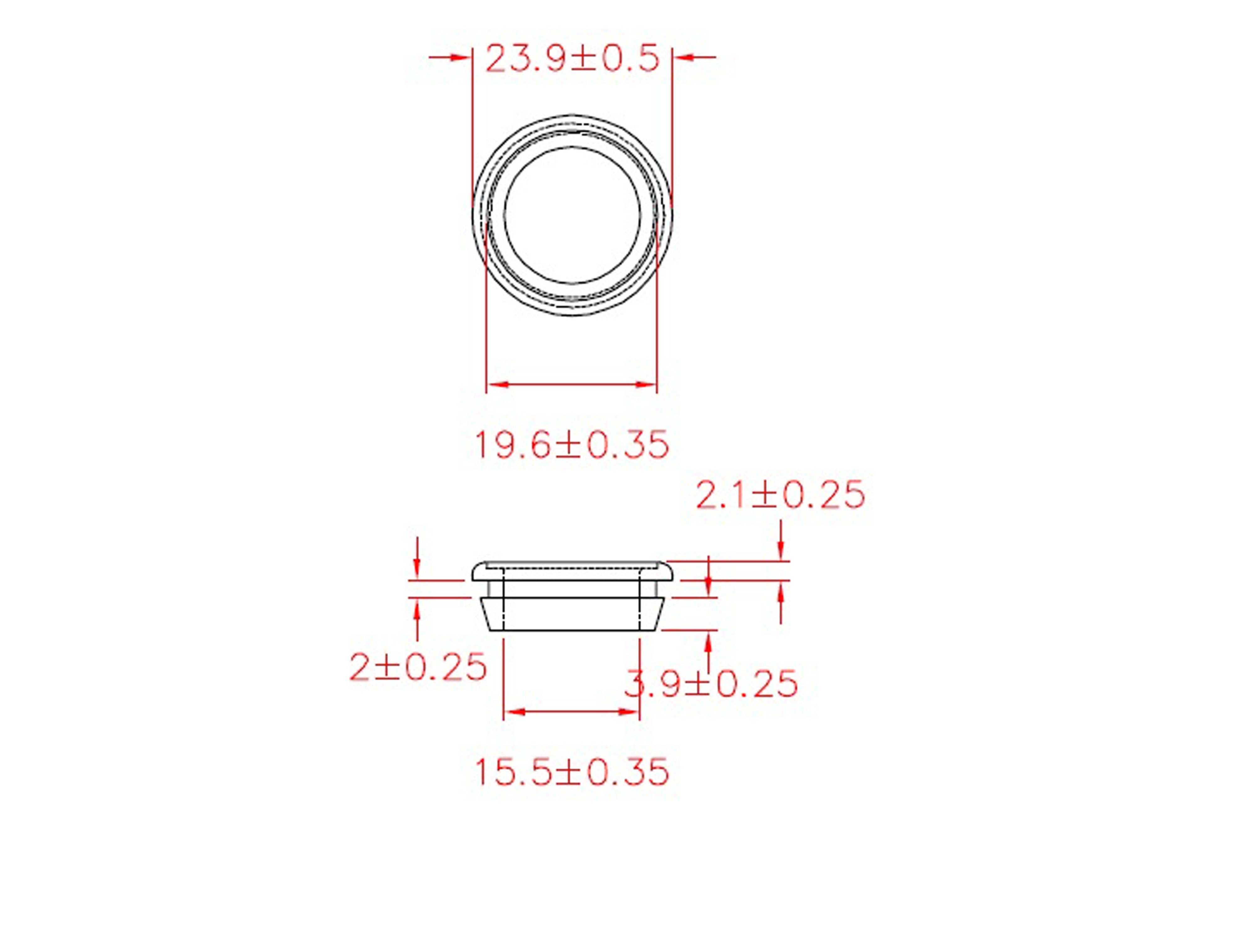 KSS Kabeldurchführungstülle PVC, schwarz, Plattenstärke 2, offen, 1 Stück KSS Kabeldurchführungstülle PVC, schwarz, Plattenstärke 2, offen, 1 Stück