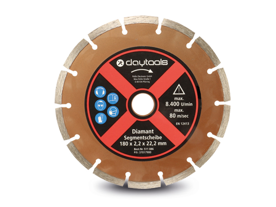 DAYTOOLS Diamant-Trennscheibe, 180 mm DAYTOOLS Diamant-Trennscheibe, 180 mm
