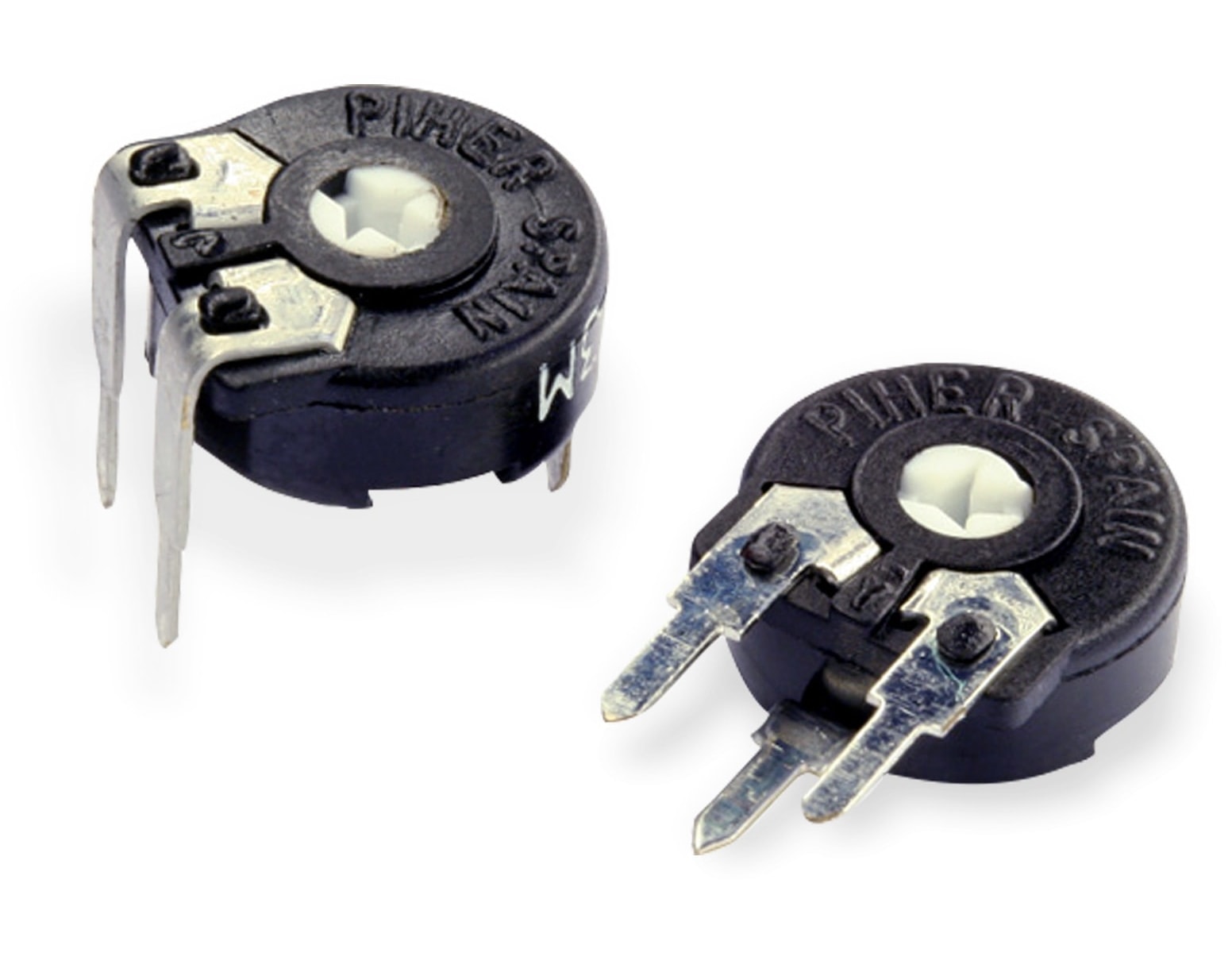 PIHER Potentiometer PT-10, 5,0 kΩ, liegend PIHER Potentiometer PT-10, 5,0 kΩ, liegend