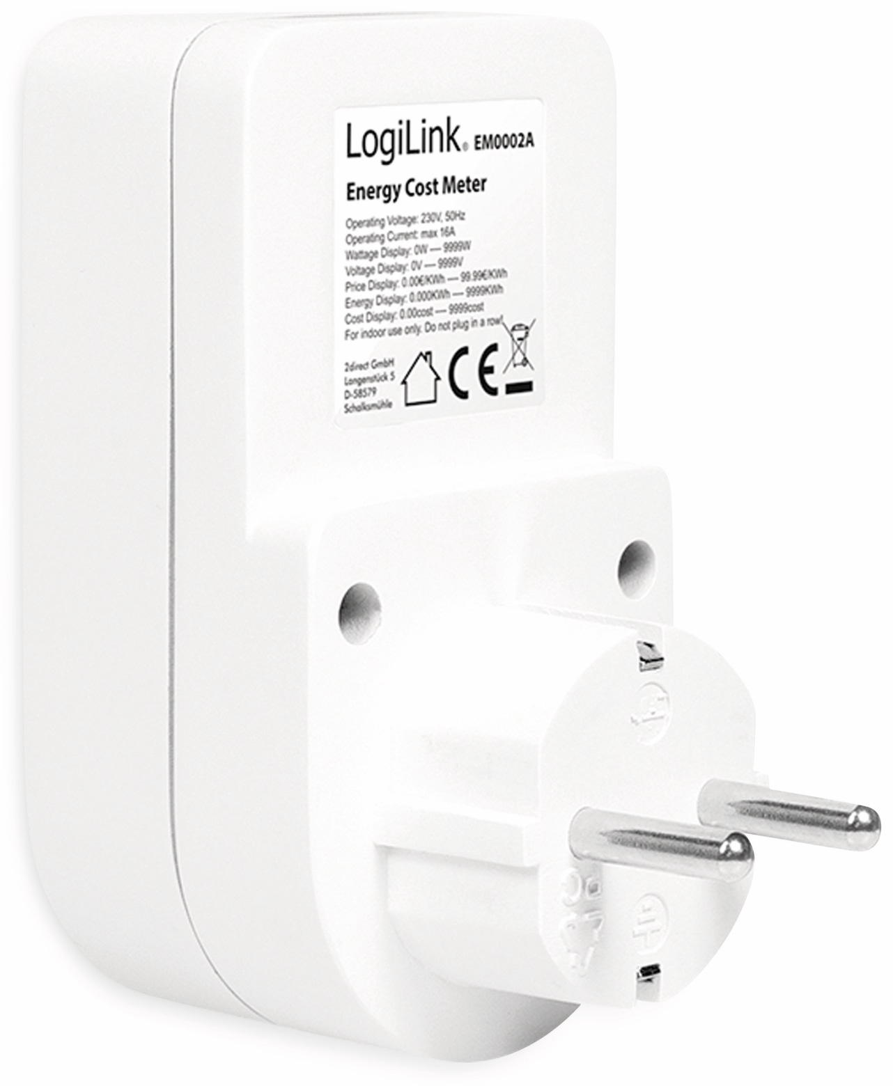 LOGILINK Energiekosten-Messgerät EM0002A LOGILINK Energiekosten-Messgerät EM0002A