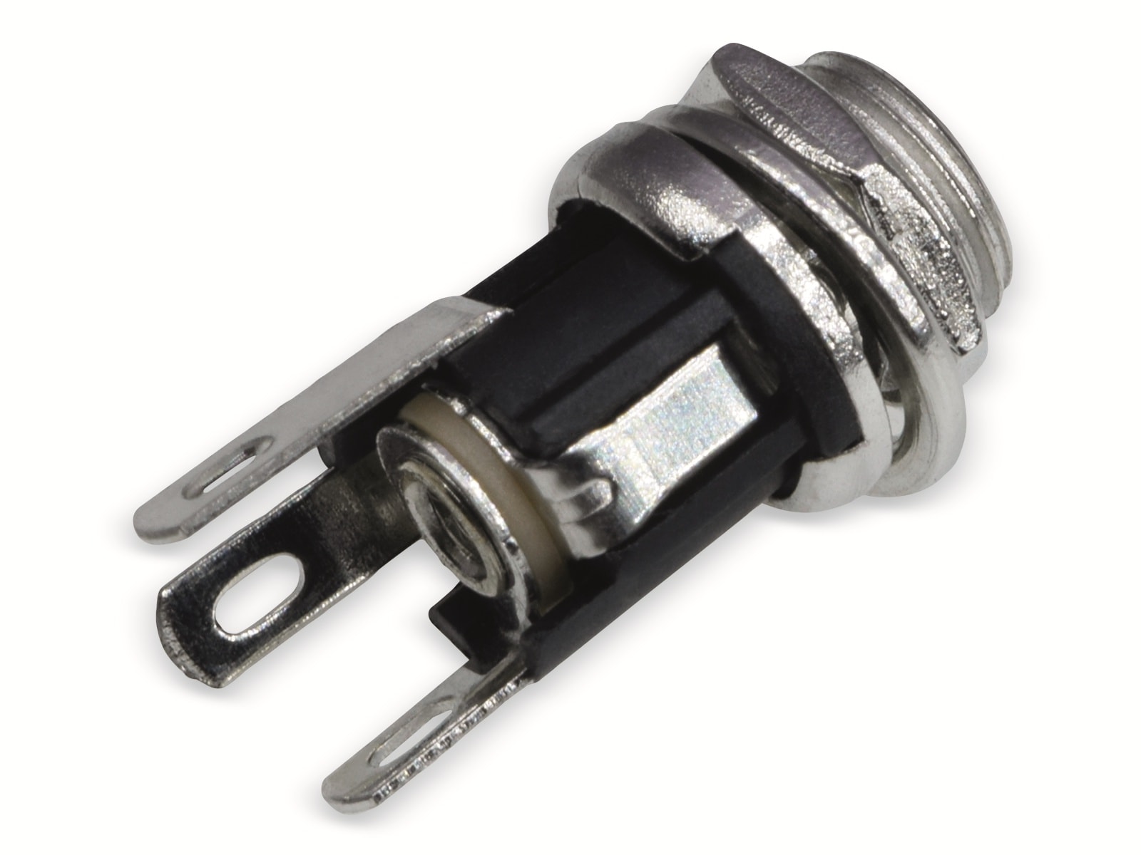 Einbau-Hohlbuchse, für Stecker 5,5/2,1 mm, Lötanschluss ECON CONNECT Einbau-Hohlbuchse, für Stecker 5,5/2,1 mm, Lötanschluss