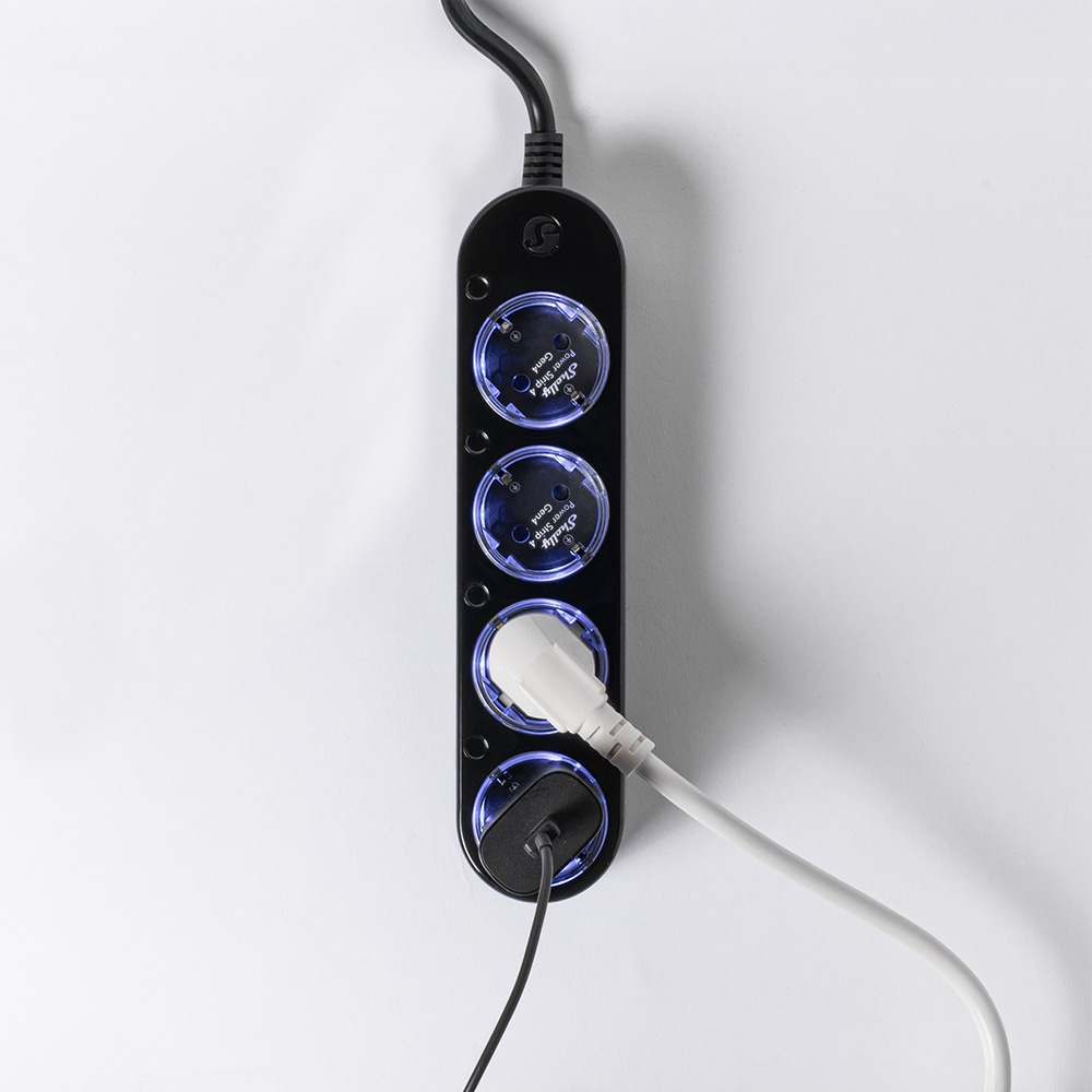 SHELLY Power Strip 4 Gen4, 4-fach Steckdosenleiste, schwarz, WiFi, Bluetooth, Zigbee, Matter, Apple HomeKit, Alexa SHELLY Power Strip 4 Gen4, 4-fach Steckdosenleiste, schwarz, WiFi, Bluetooth, Zigbee, Matter, Apple HomeKit, Alexa
