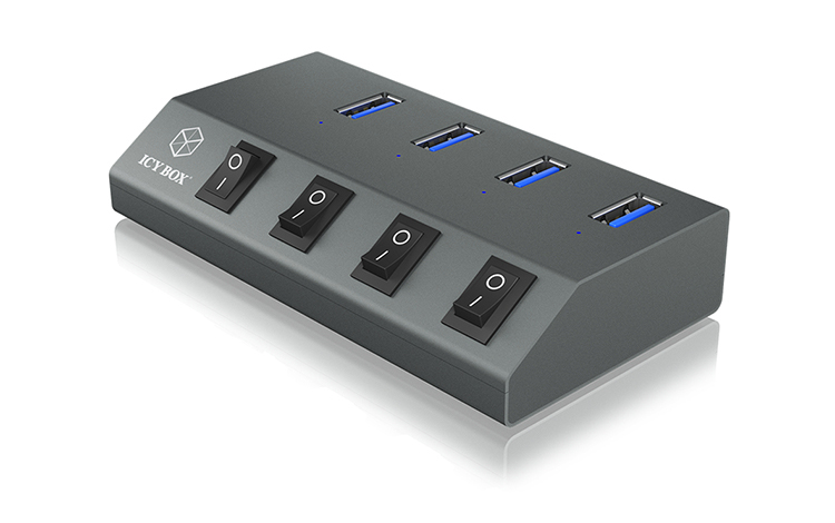 ICY BOX USB-Hub IB-HUB1405 4-Port ICY BOX USB-Hub IB-HUB1405 4-Port