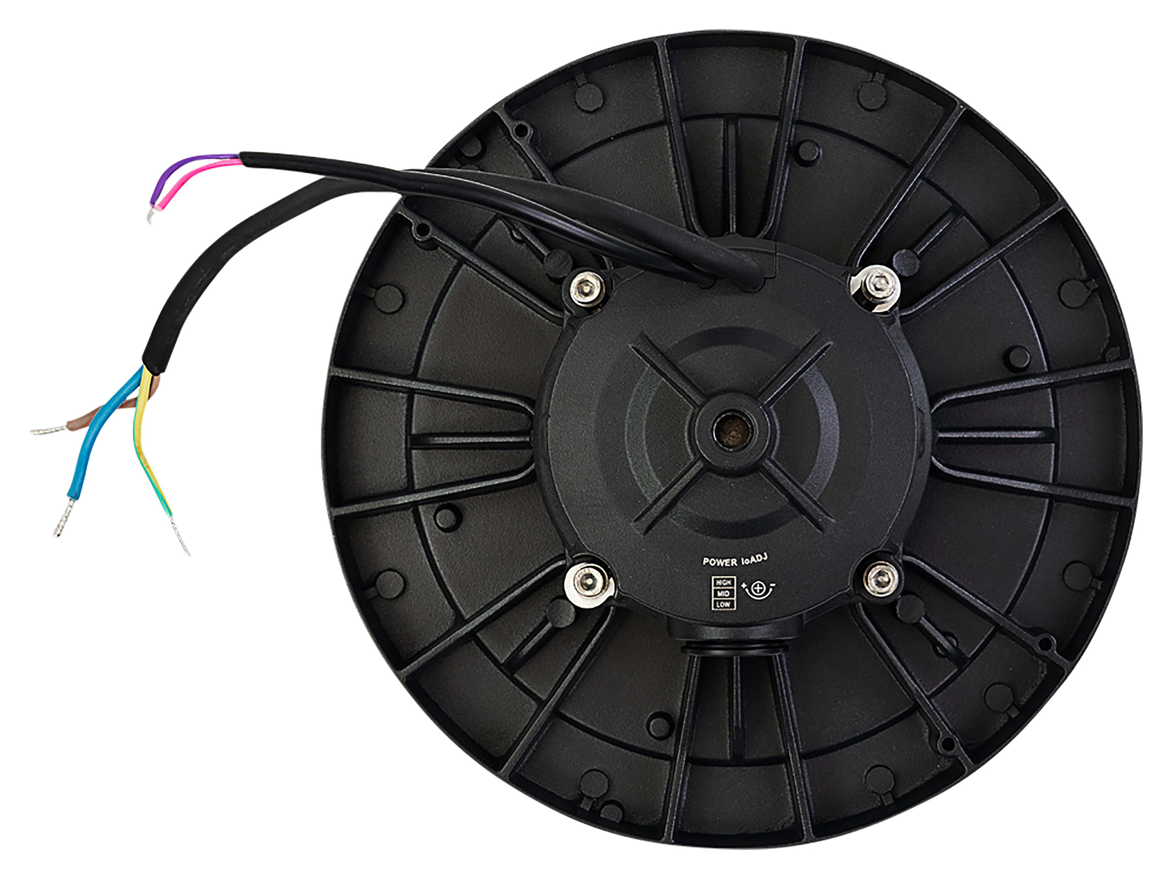 ENOVALITE LED-HighBay-Leuchte, UFO, 60...100 W, 4000 K, EEK: C, 9600...16000 lm, dimmbar, IP65, schwarz ENOVALITE LED-HighBay-Leuchte, UFO, 60...100 W, 4000 K, EEK: C, 9600...16000 lm, dimmbar, IP65, schwarz