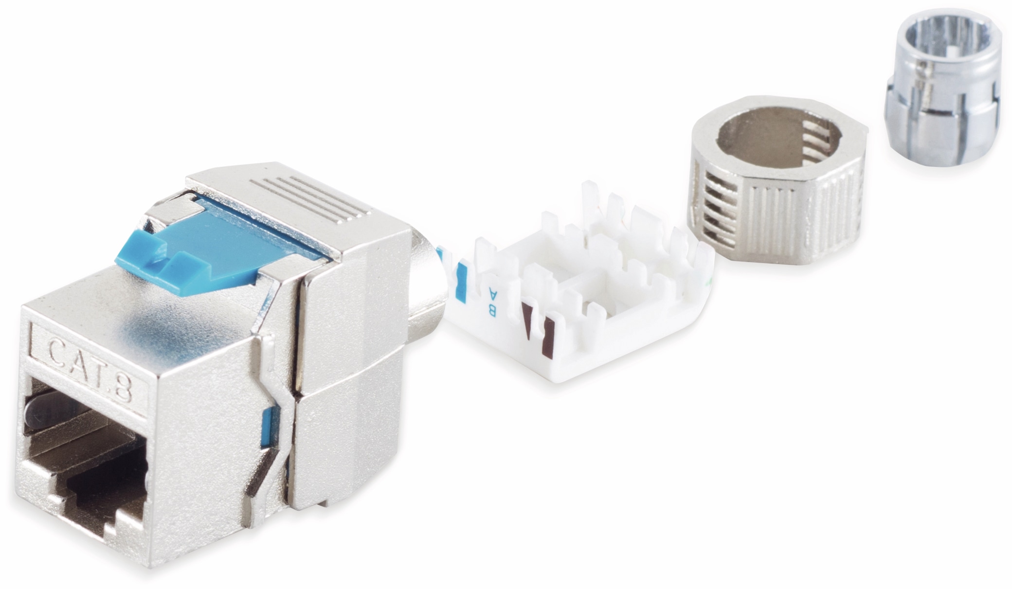 S-IMPULS RJ-45 Keystone, CAT.8.1, werkzeuglos S-IMPULS RJ-45 Keystone, CAT.8.1, werkzeuglos