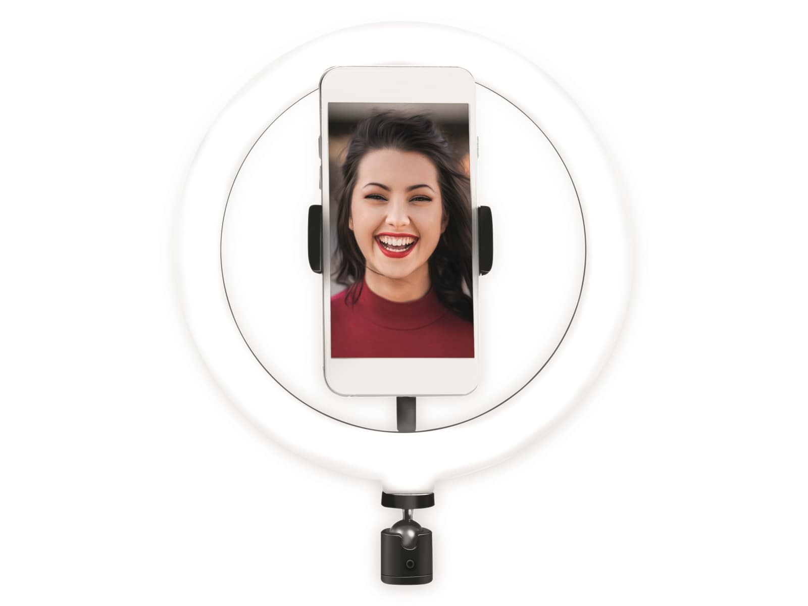 LOGILINK Smartphone-LED-Ringlicht AA0151, Ø 20 cm, Lichtregler LOGILINK Smartphone-LED-Ringlicht AA0151, Ø 20 cm, Lichtregler