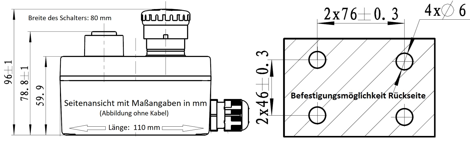CENTRALSYSTEMS Sicherheitsschalter CSSS1 CENTRALSYSTEMS Sicherheitsschalter CSSS1