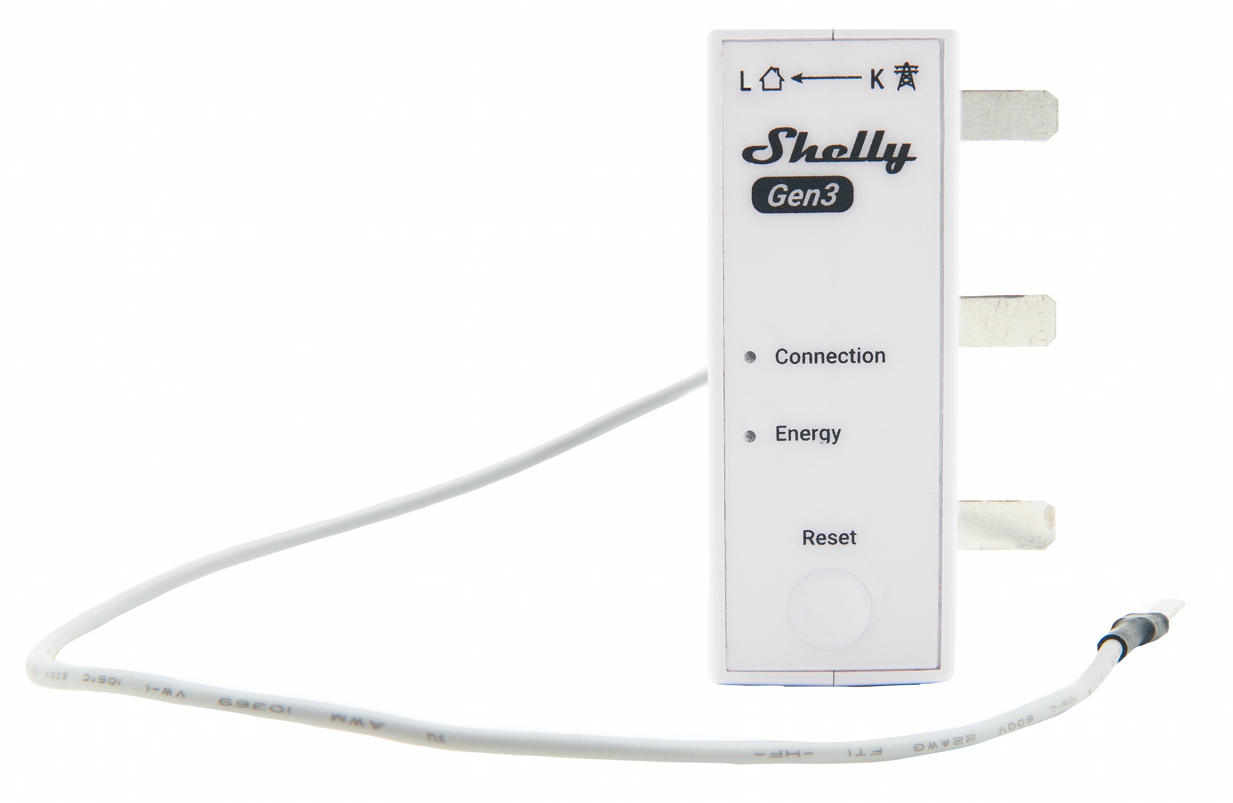 SHELLY WLAN-Stromzähler 3EM-63T Gen3, weiß SHELLY WLAN-Stromzähler 3EM-63T Gen3, weiß