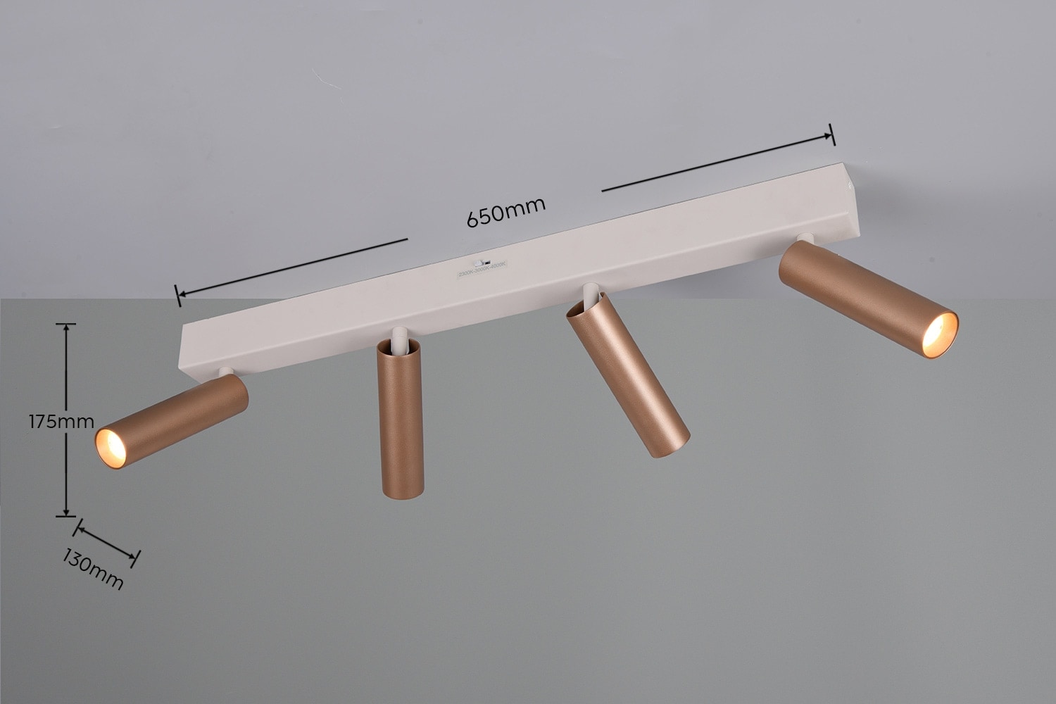 TRIO LED-Spotleuchte AMBALA, 849210465, 4-fach, 4x 5 W, 4x 500 lm, coffee TRIO LED-Spotleuchte AMBALA, 849210465, 4-fach, 4x 5 W, 4x 500 lm, coffee