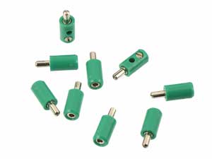 Zwergstecker, grün, 10 Stück Zwergstecker, grün, 10 Stück