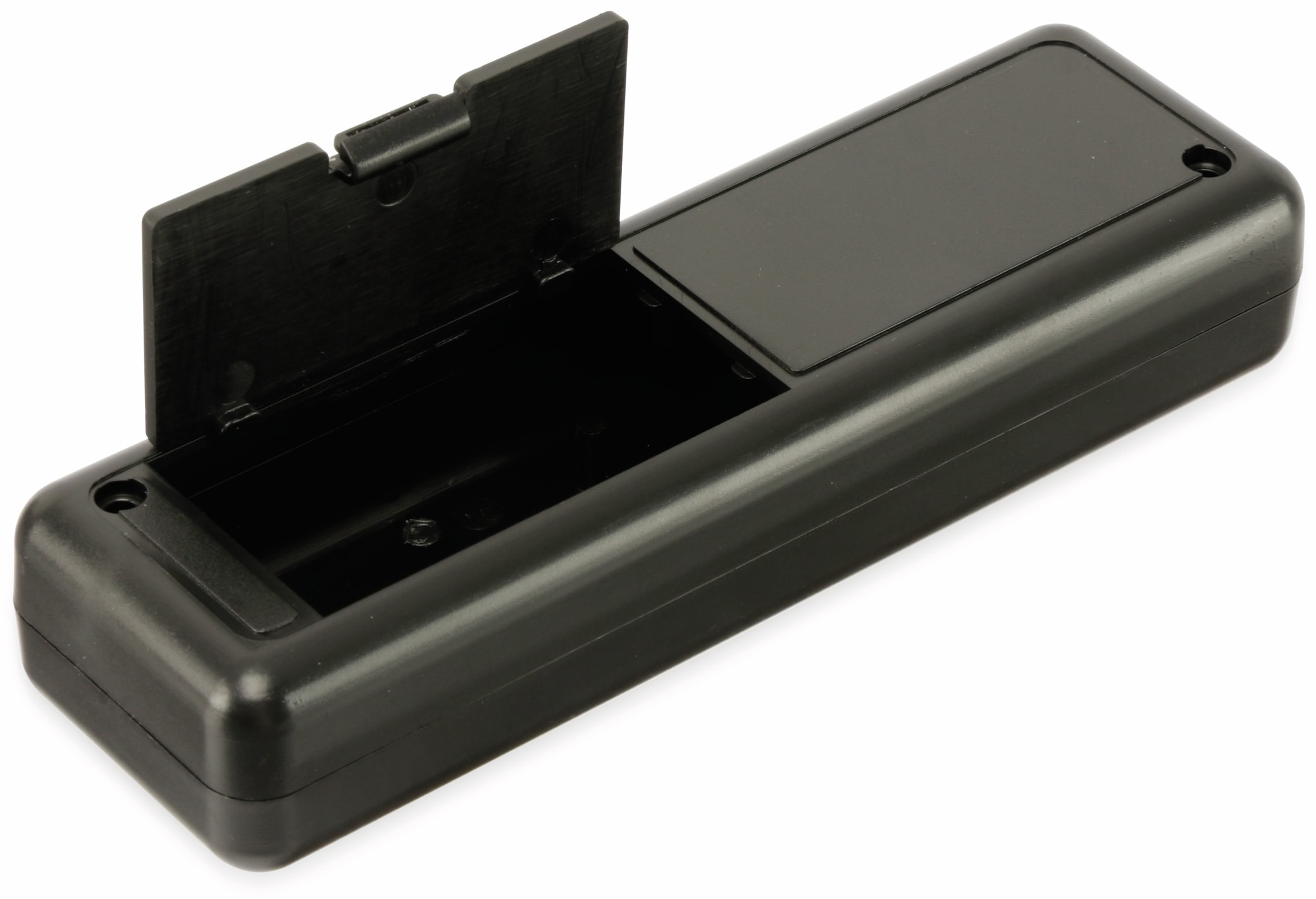 STRAPUBOX Kunststoffgehäuse mit Batteriefach, Typ 6090 SW, 129 x 40 x 24 mm STRAPUBOX Kunststoffgehäuse mit Batteriefach, Typ 6090 SW, 129 x 40 x 24 mm