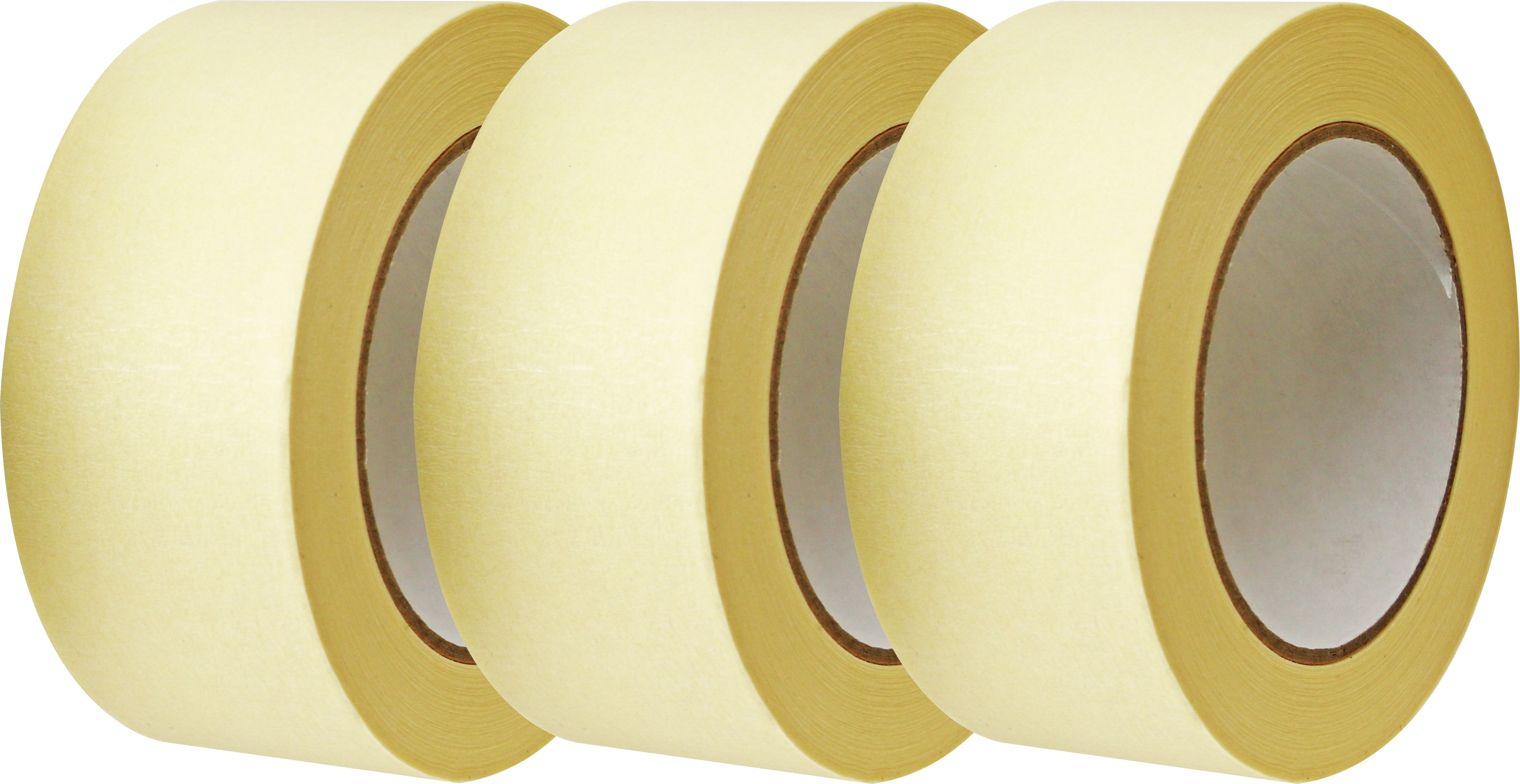 HEIMPROFI Flachkrepp Abdeckklebeband, 50 m x 50 mm, 3er Set HEIMPROFI Flachkrepp Abdeckklebeband, 50 m x 50 mm, 3er Set