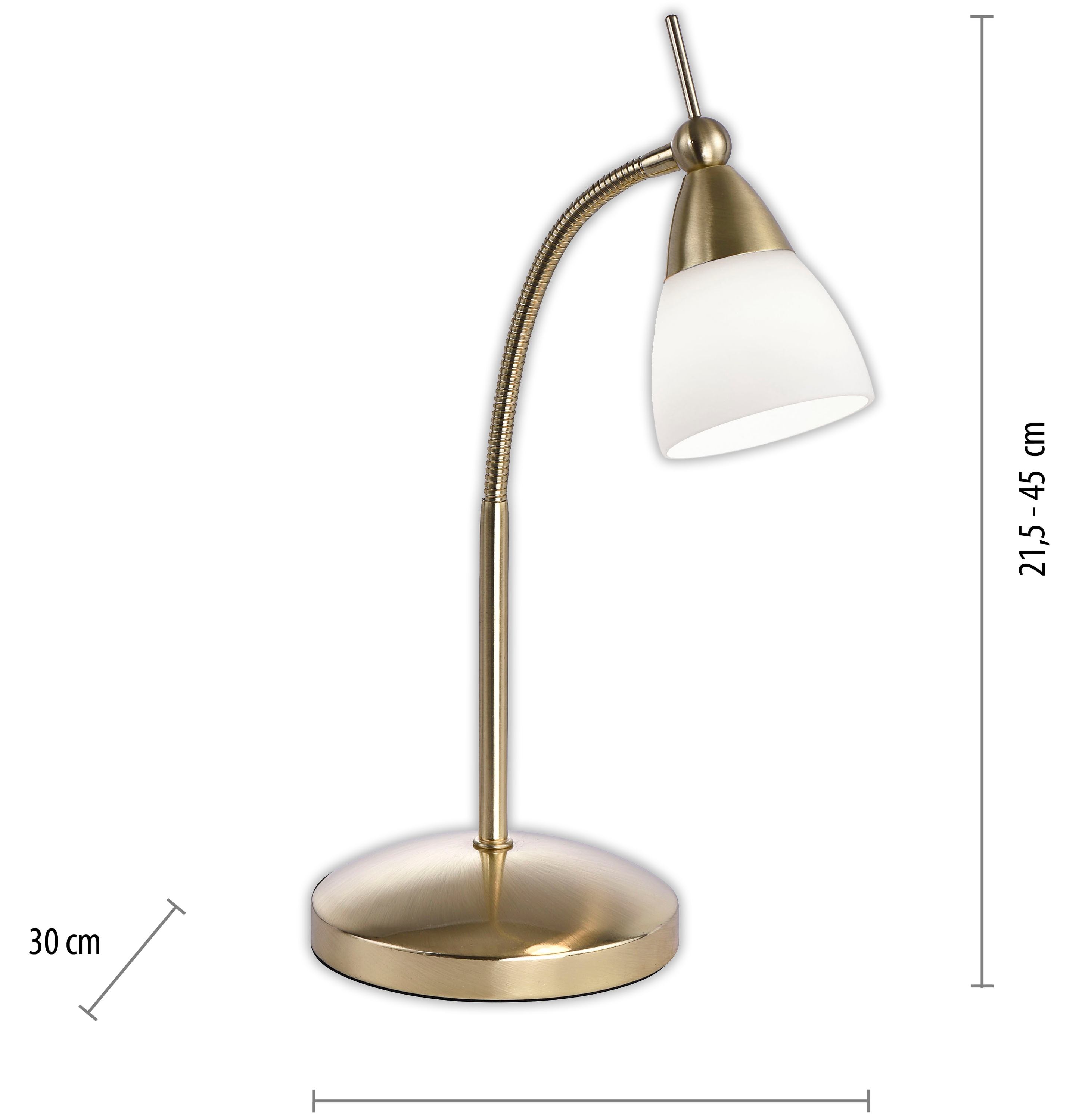 PAUL NEUHAUS LED-Tischleuchte 4001-60 messing-matt, 2,6 W, 265 lm, 3000 K PAUL NEUHAUS LED-Tischleuchte 4001-60 messing-matt, 2,6 W, 265 lm, 3000 K
