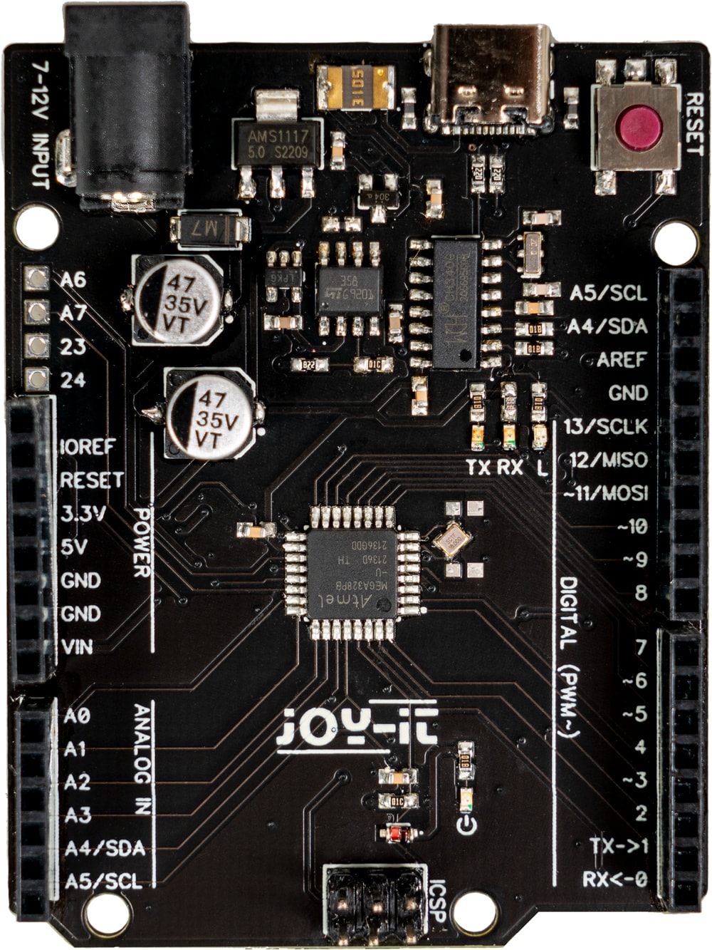 JOY-IT Mikrocontrollerboard One C ATmega 328PB, ARD-ONE-C JOY-IT Mikrocontrollerboard One C ATmega 328PB, ARD-ONE-C