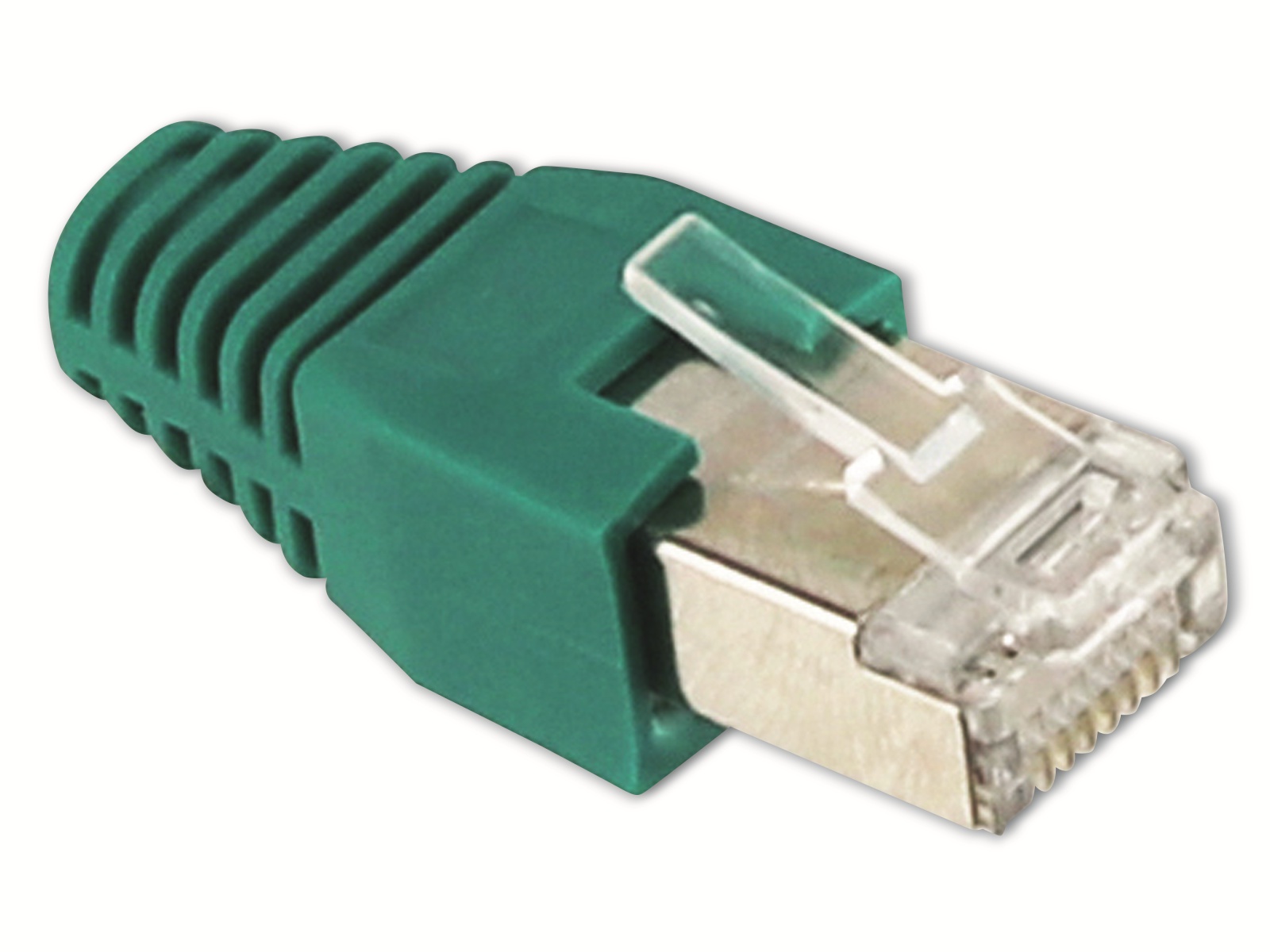 S-IMPULS CAT.6 RJ45-Stecker mit Führungskamm, grün, 10 Stück S-IMPULS CAT.6 RJ45-Stecker mit Führungskamm, grün, 10 Stück