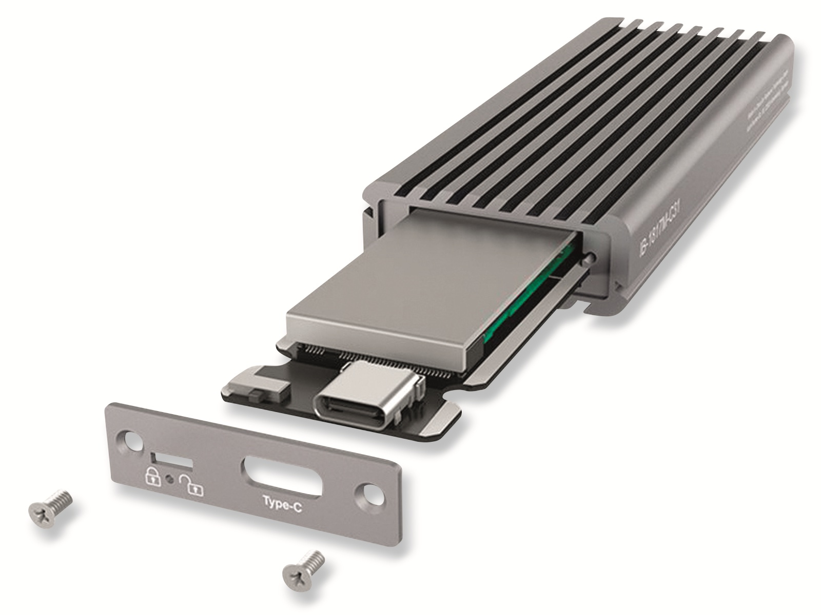 ICY BOX Festplattengehäuse IB-1817M-C31, M.2 PCIe SSD, USB 3.1 ICY BOX Festplattengehäuse IB-1817M-C31, M.2 PCIe SSD, USB 3.1