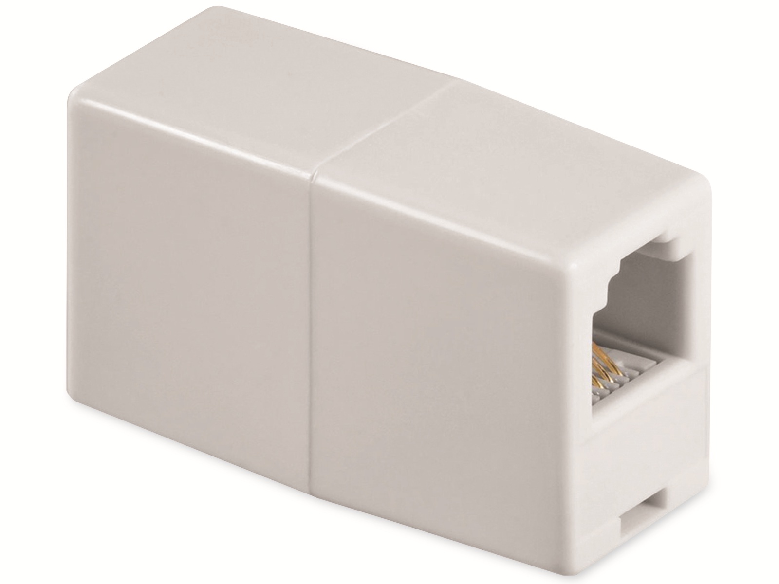 GOOBAY Telefon-Adapterstecker, 2xRJ11 Buchse, weiß GOOBAY Telefon-Adapterstecker, 2xRJ11 Buchse, weiß