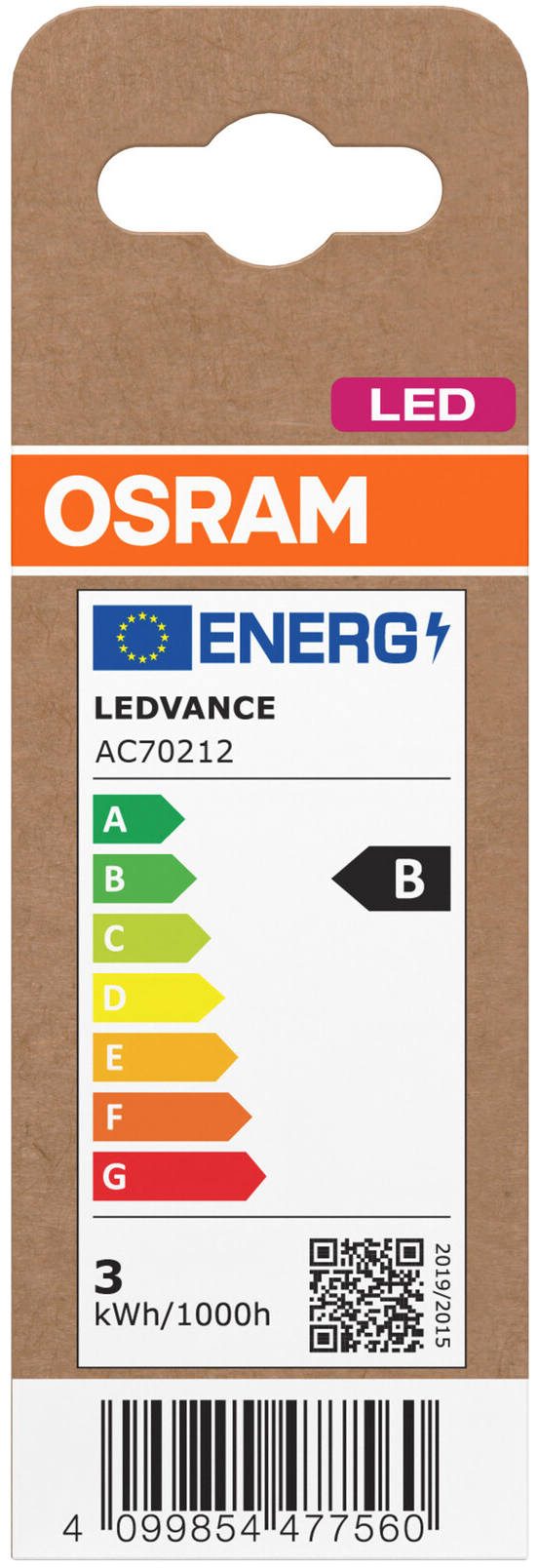 OSRAM LED-Lampe Classic, dimmbar, E14, 2,5 W, 2700 K, EEK: B, 470 lm, warmweiß OSRAM LED-Lampe Classic, dimmbar, E14, 2,5 W, 2700 K, EEK: B, 470 lm, warmweiß