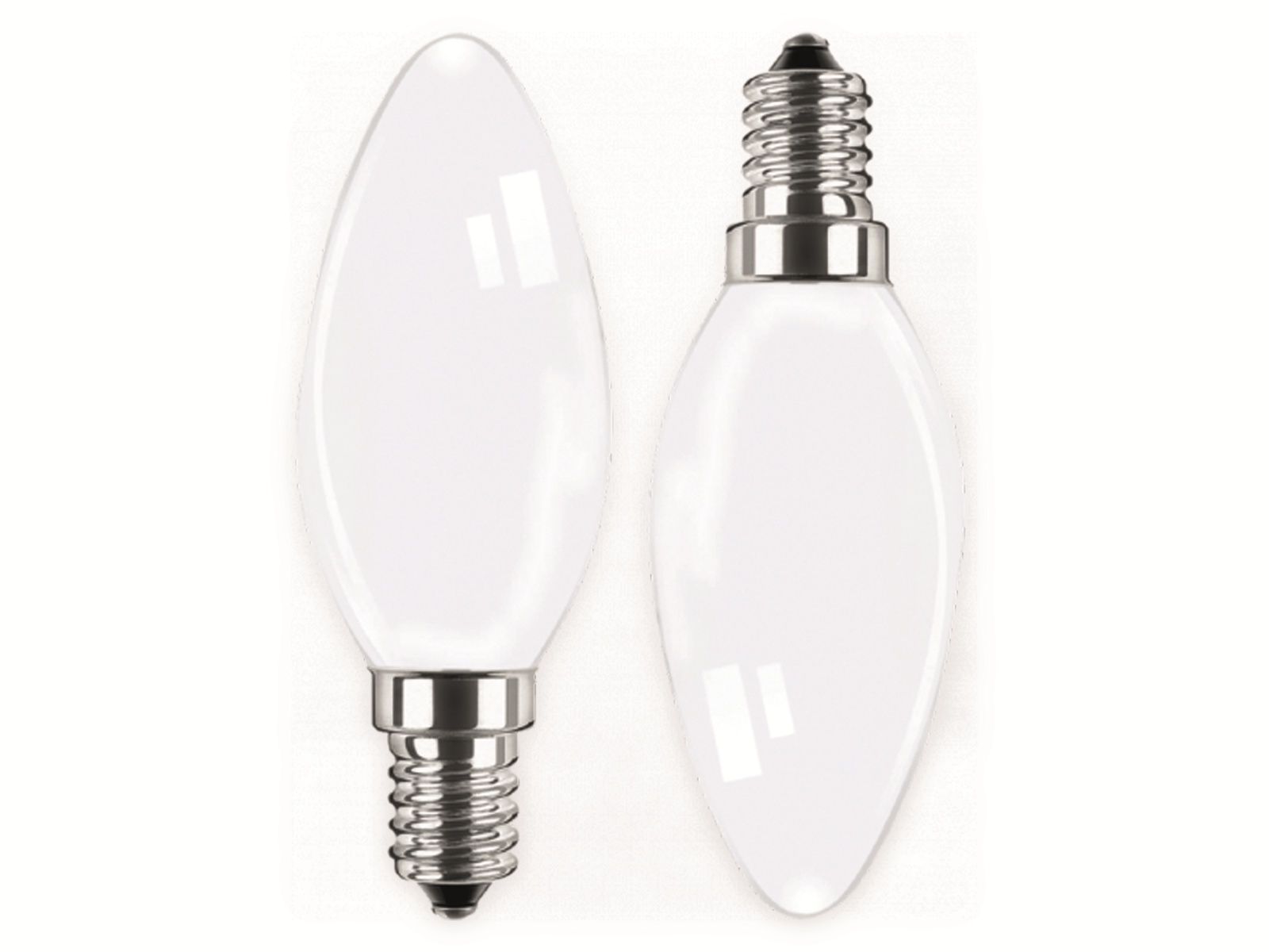 BLULAXA LED-Lampe 49061 Kerze, E14, EEK: F, 4,5 W, 470 lm, 2700 K, 2 Stück BLULAXA LED-Lampe 49061 Kerze, E14, EEK: F, 4,5 W, 470 lm, 2700 K, 2 Stück