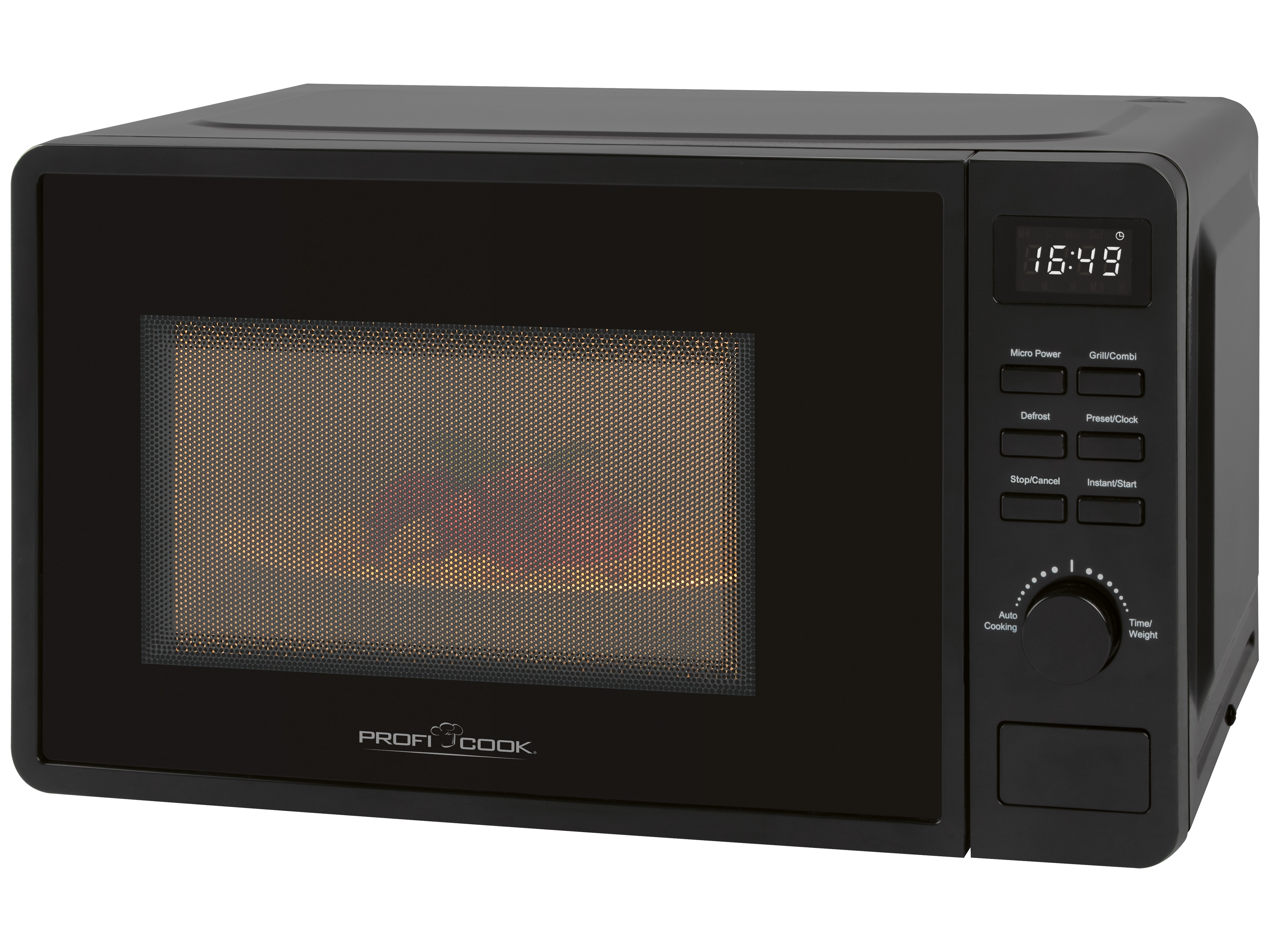 PROFI COOK Mikrowelle PC-MWG 1319, mit Grill, 20 L, Timer, 700 W / 800 W PROFICOOK Mikrowelle PC-MWG 1319, mit Grill, 20 L, Timer, 700 W / 800 W
