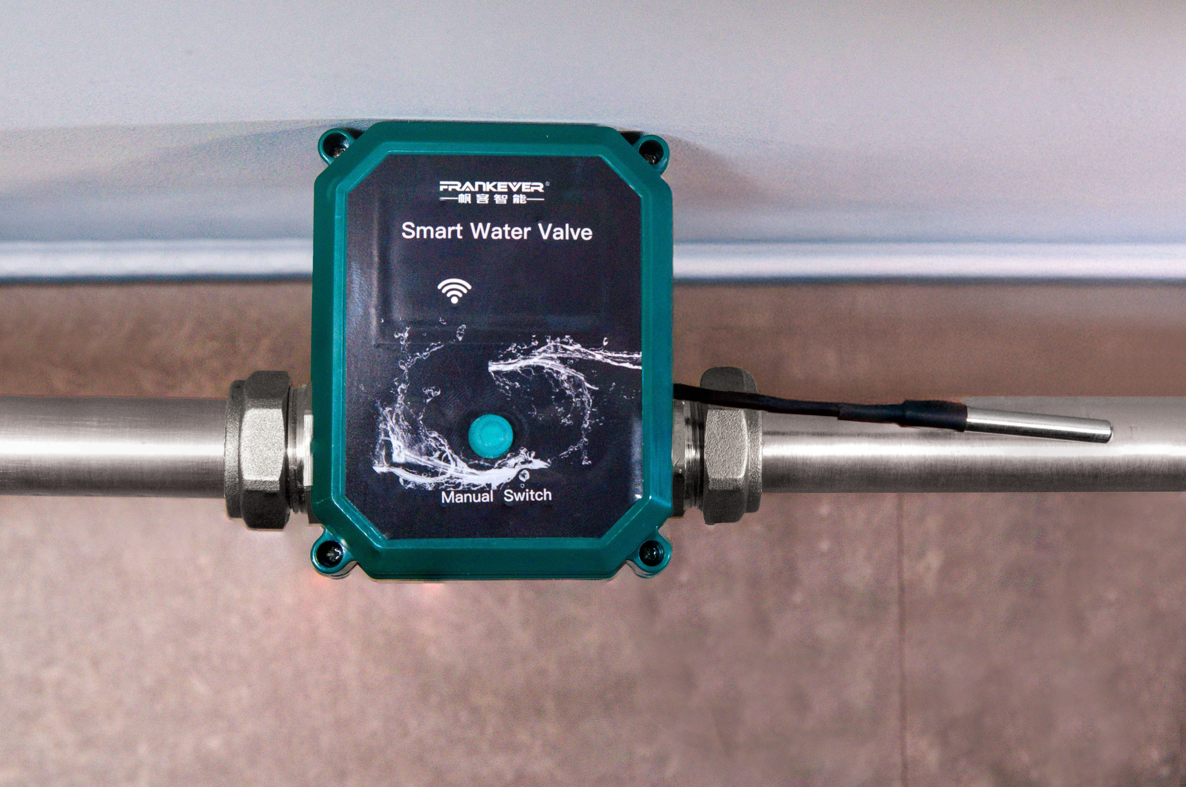 FRANKEVER Wasserventil Smart Water Valve DN15, grün/schwarz