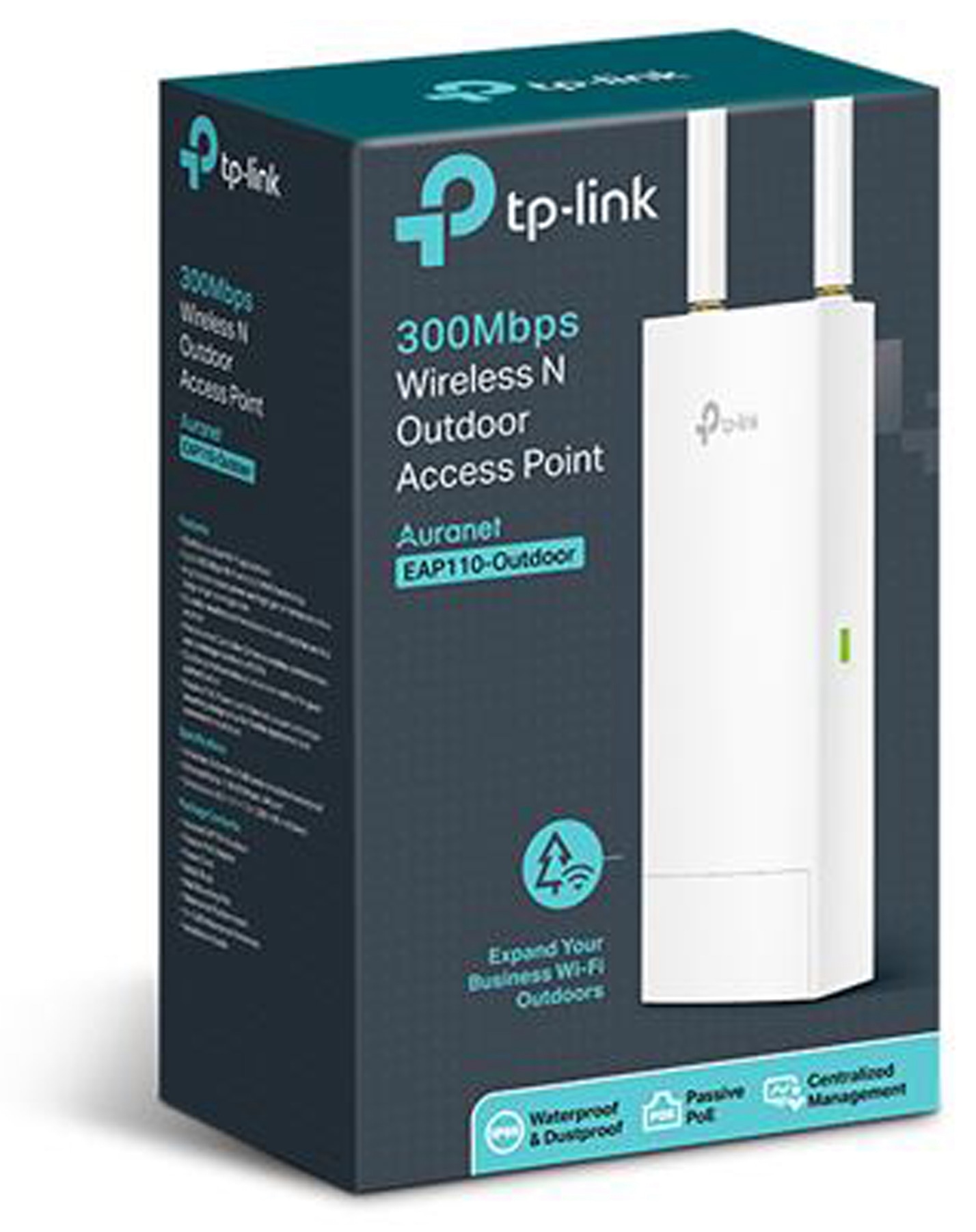 TP-LINK WLAN Access-Point EAP110-Outdoor, 2,4 GHz TP-LINK WLAN Access-Point EAP110-Outdoor, 2,4 GHz