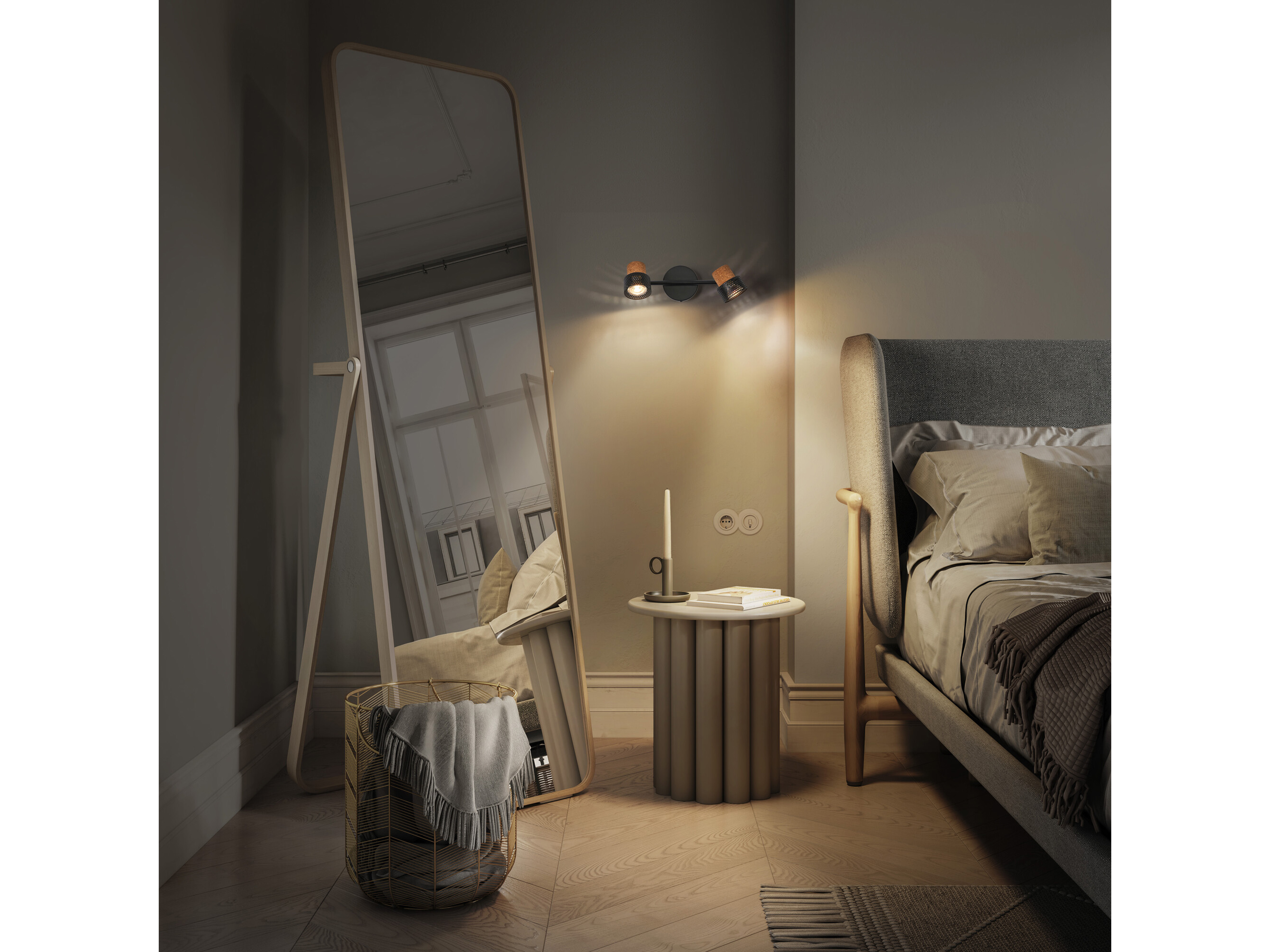 OSRAM LED-Deckenleuchte, GU10, 6,8 W, 460 lm, 2700 K, 2-Spot-Leuchte, dimmbar OSRAM LED-Deckenleuchte, GU10, 6,8 W, 460 lm, 2700 K, 2-Spot-Leuchte, dimmbar