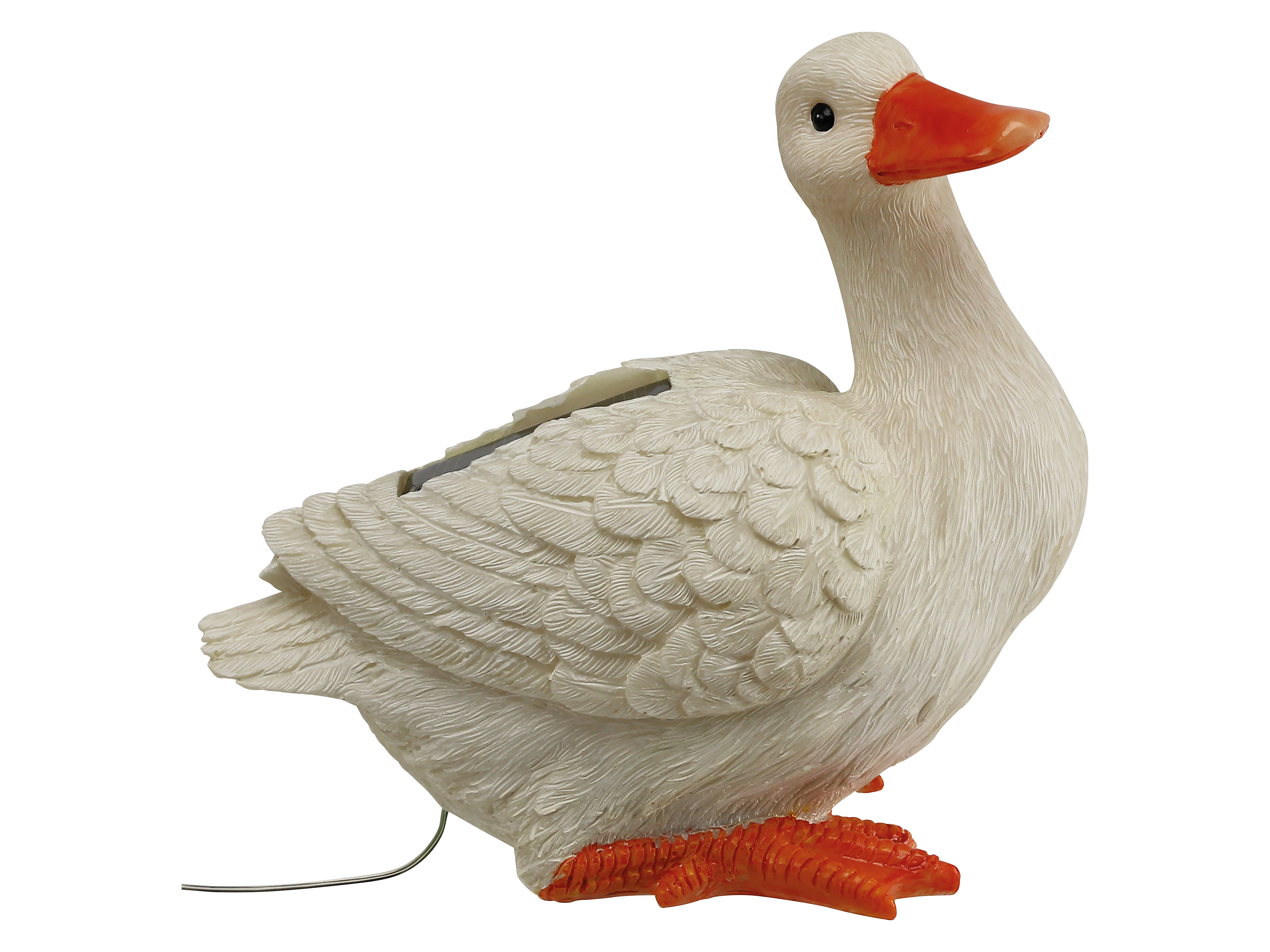 Solar-LED-Dekobeleuchtung, Ente mit 3 Entchen, GSA
