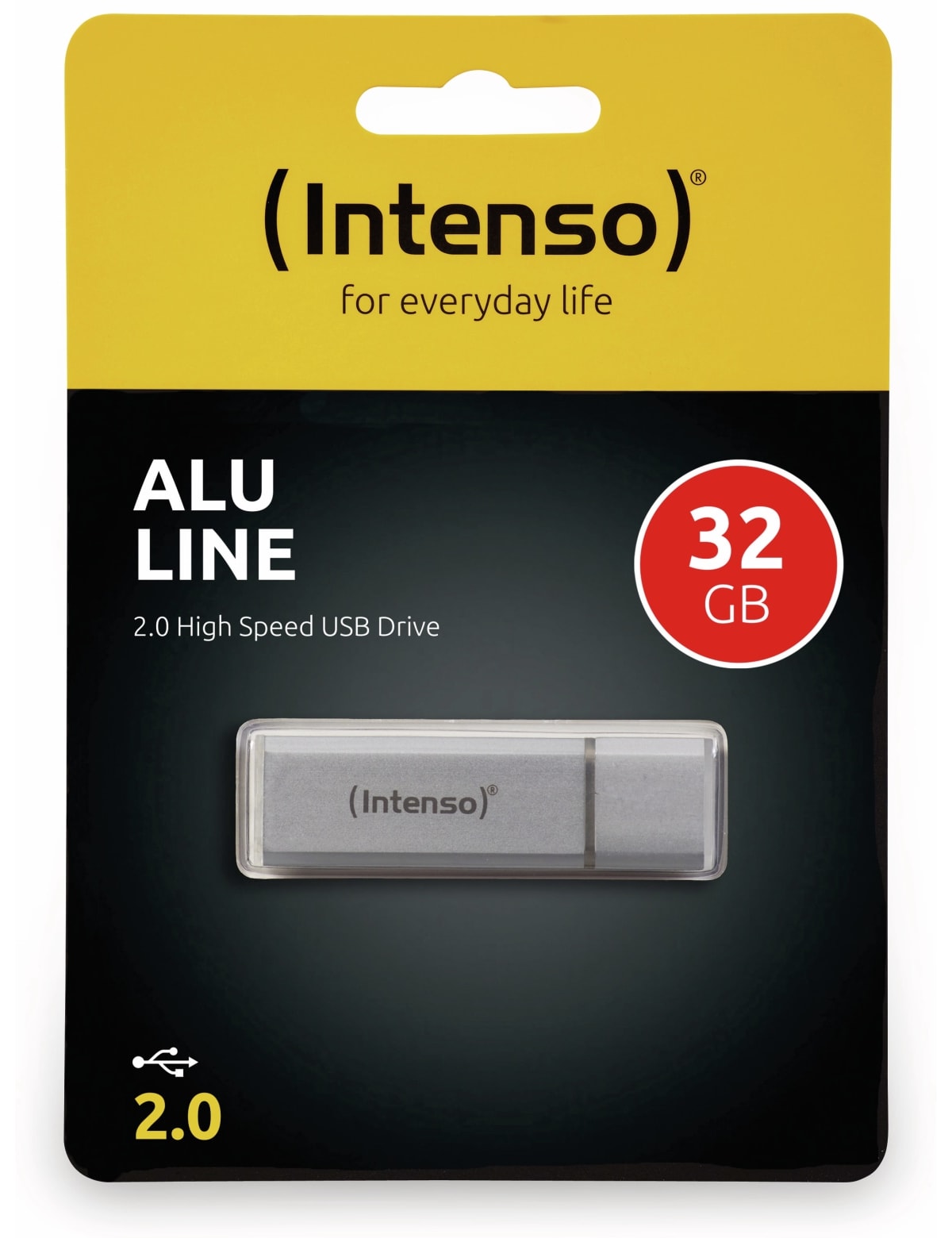 INTENSO USB-Stick Alu Line 3521482 USB 2.0 32GB silber INTENSO USB 2.0 Speicherstick Alu Line, silber, 32 GB
