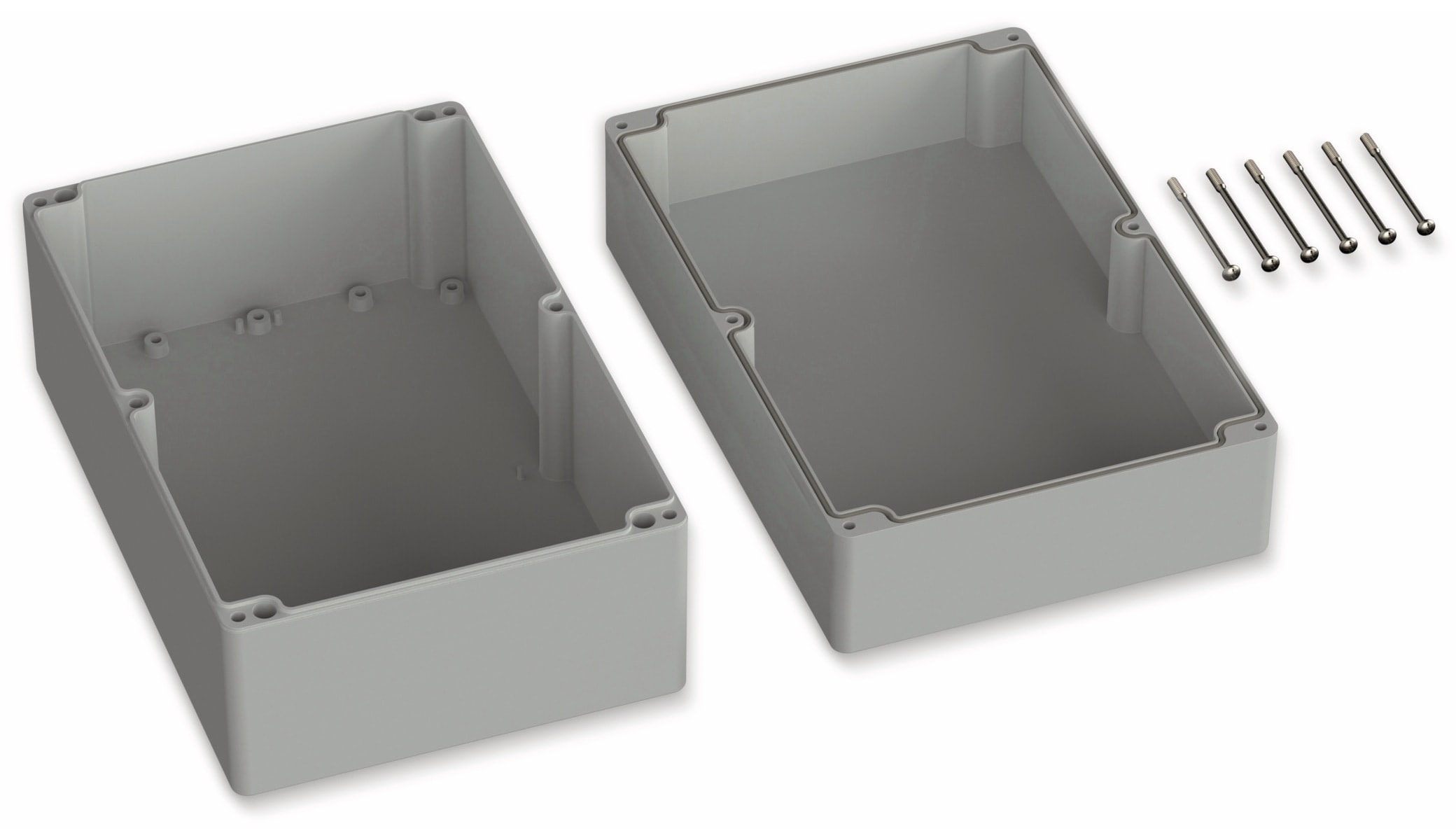 POLLIN, ABS Gehäuse, 300 x 230 x 110 mm, IP65, Lichtgrau POLLIN, ABS Gehäuse, 300 x 230 x 110 mm, IP65, Lichtgrau
