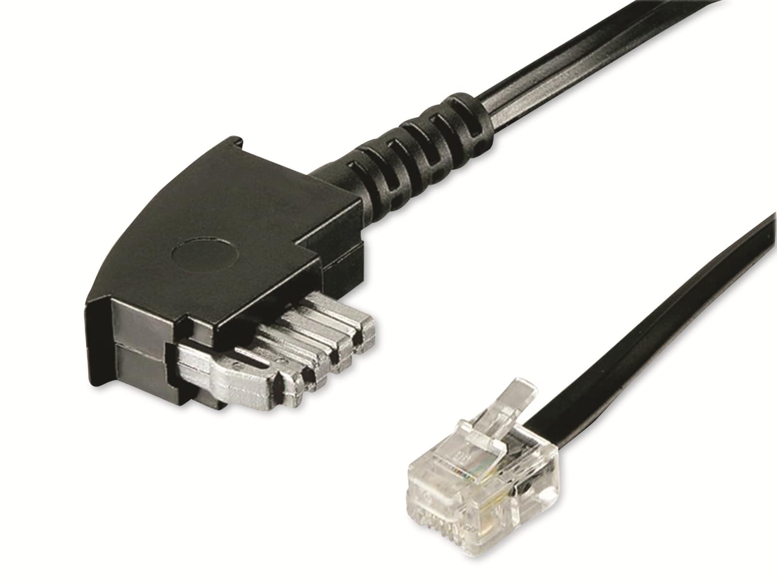 GOOBAY Telefon-Anschlusskabel, TAE/N, schwarz, 3 m internationale Belegung GOOBAY Telefon-Anschlusskabel, TAE/N, schwarz, 3 m internationale Belegung