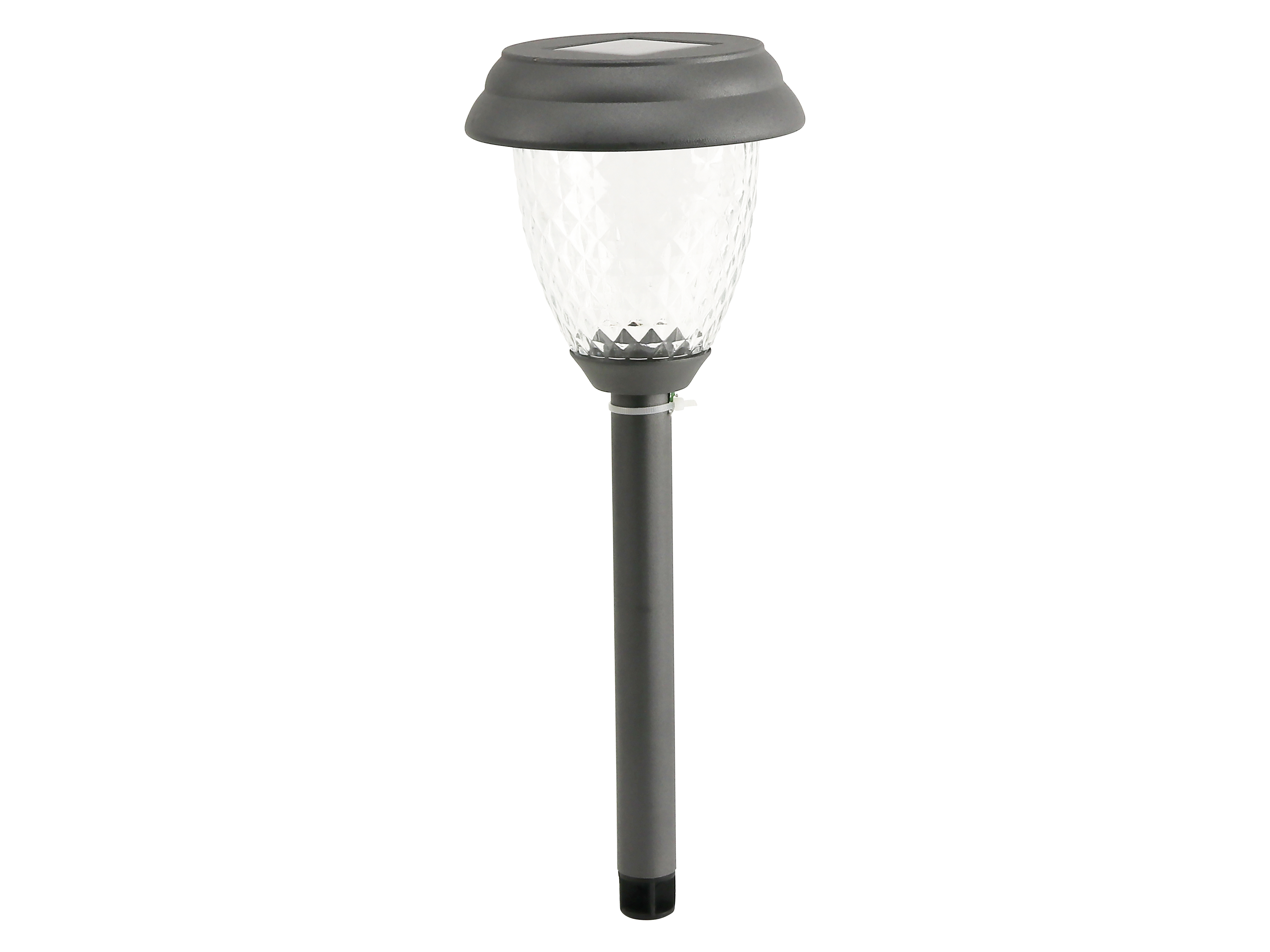 LED-Solargartenleuchte, grau, 41 cm