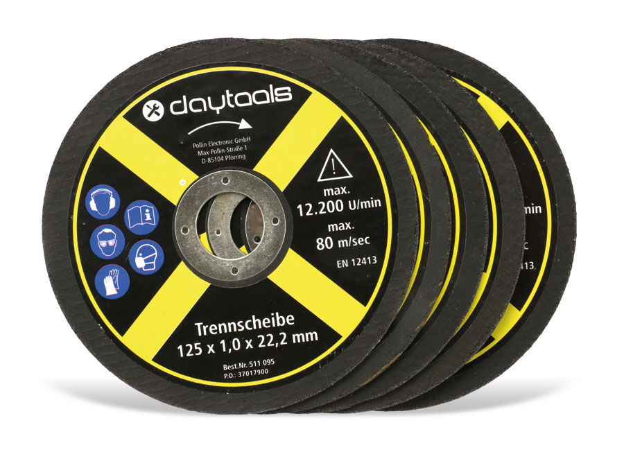 DAYTOOLS Trennscheibe Metall, 125x1,0x22,2 mm, 5 Stück DAYTOOLS Trennscheibe Metall, 125x1,0x22,2 mm, 5 Stück