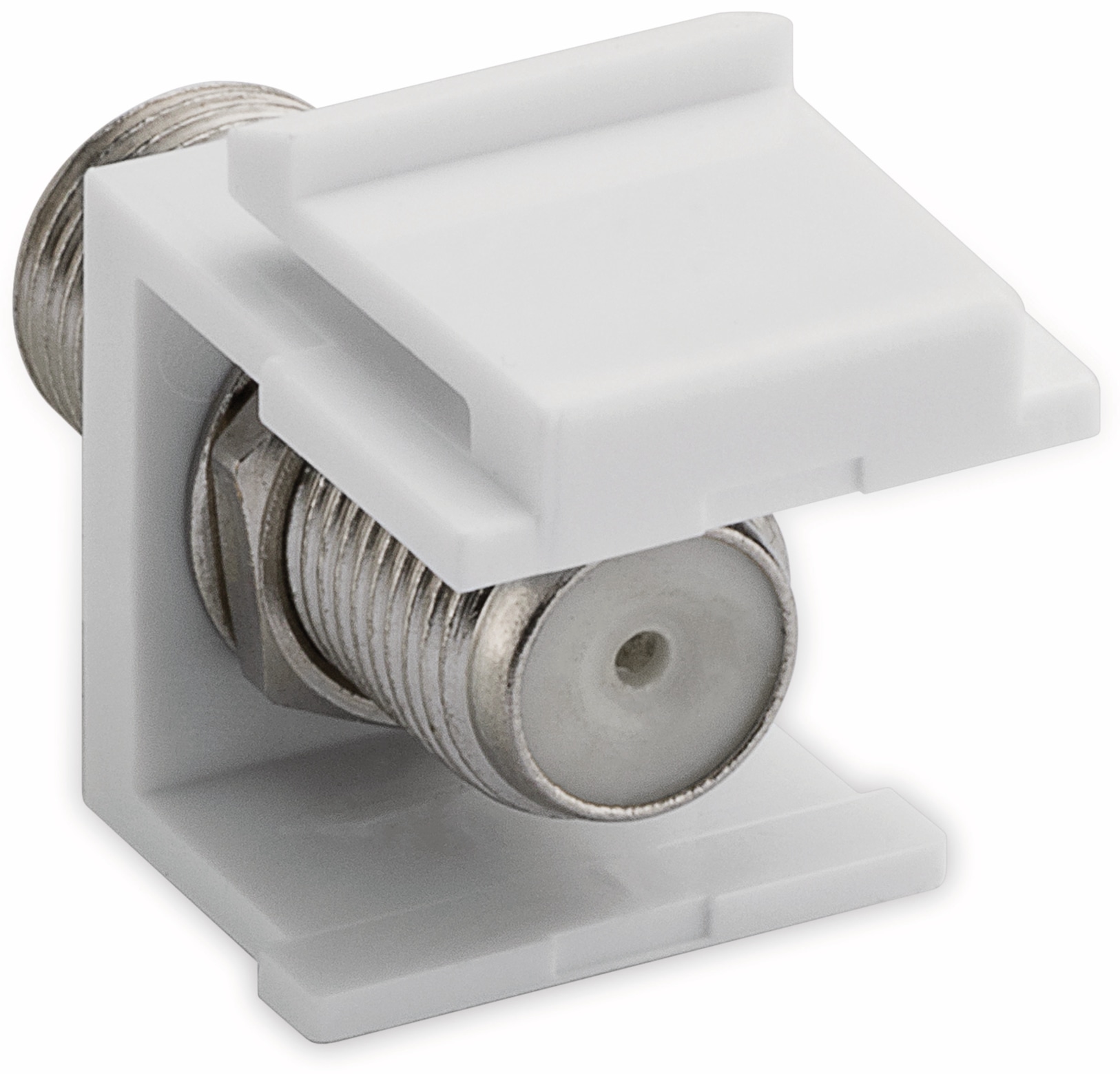 GOOBAY Einbau-Modul 79474. F-Kupplung, weiß GOOBAY Einbau-Modul 79474. F-Kupplung, weiß