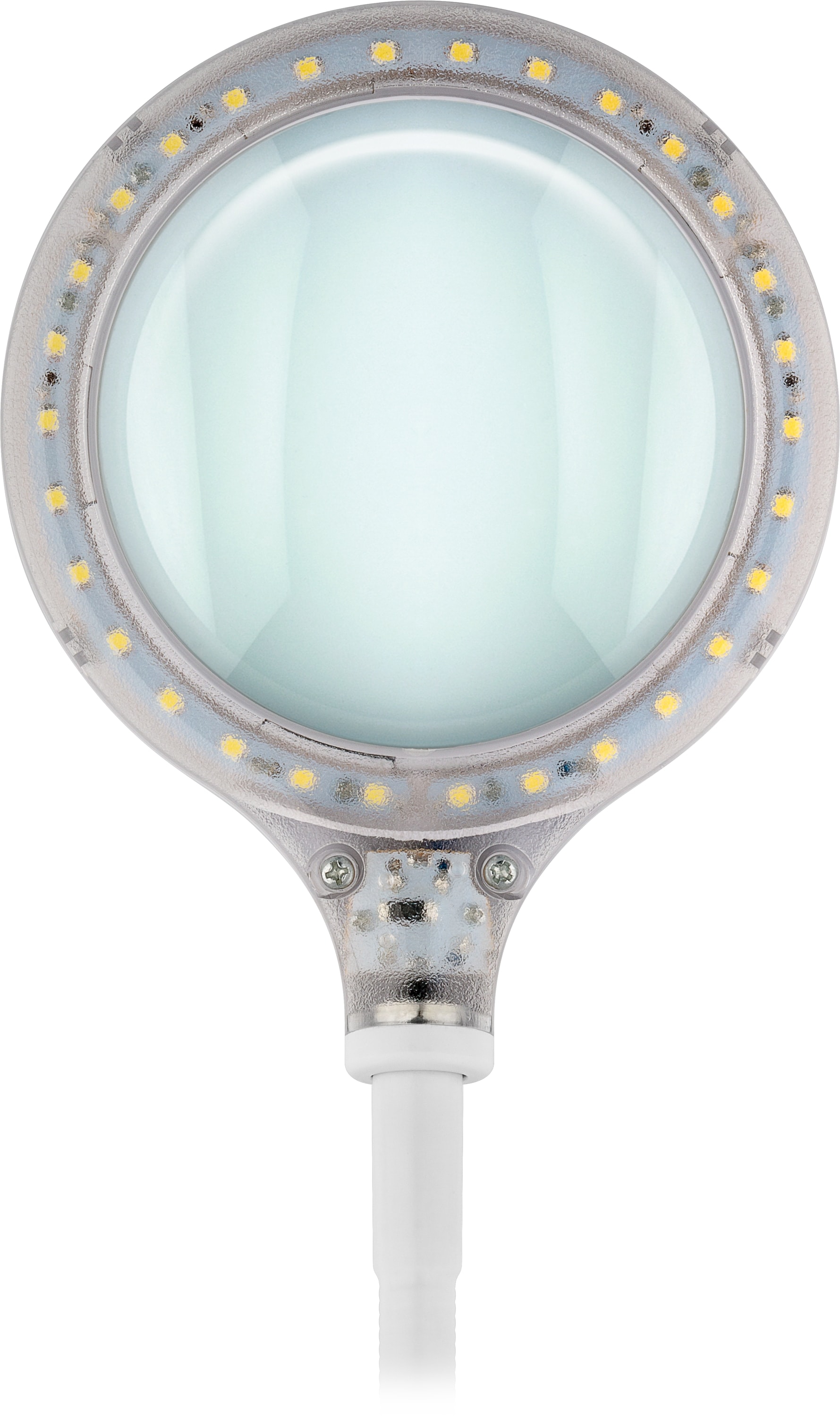 GOOBAY LED Stand-/Klemm-Lupenleuchte, 6W, 480lm, 1,75x Vergrößerung, weiß