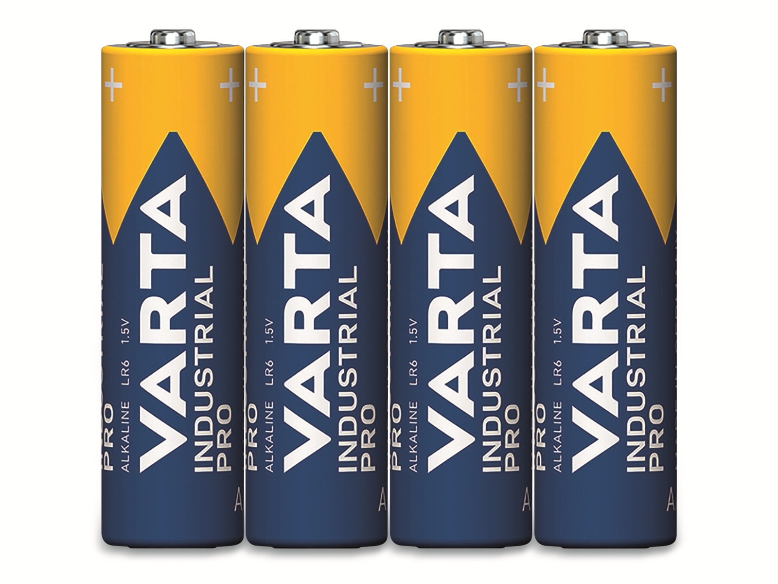 VARTA Batterie Alkaline, Mignon, AA, LR06, 1.5V, Industrial Pro, 4 Stück VARTA Batterie Alkaline, Mignon, AA, LR06, 1.5V, Industrial Pro, 4 Stück