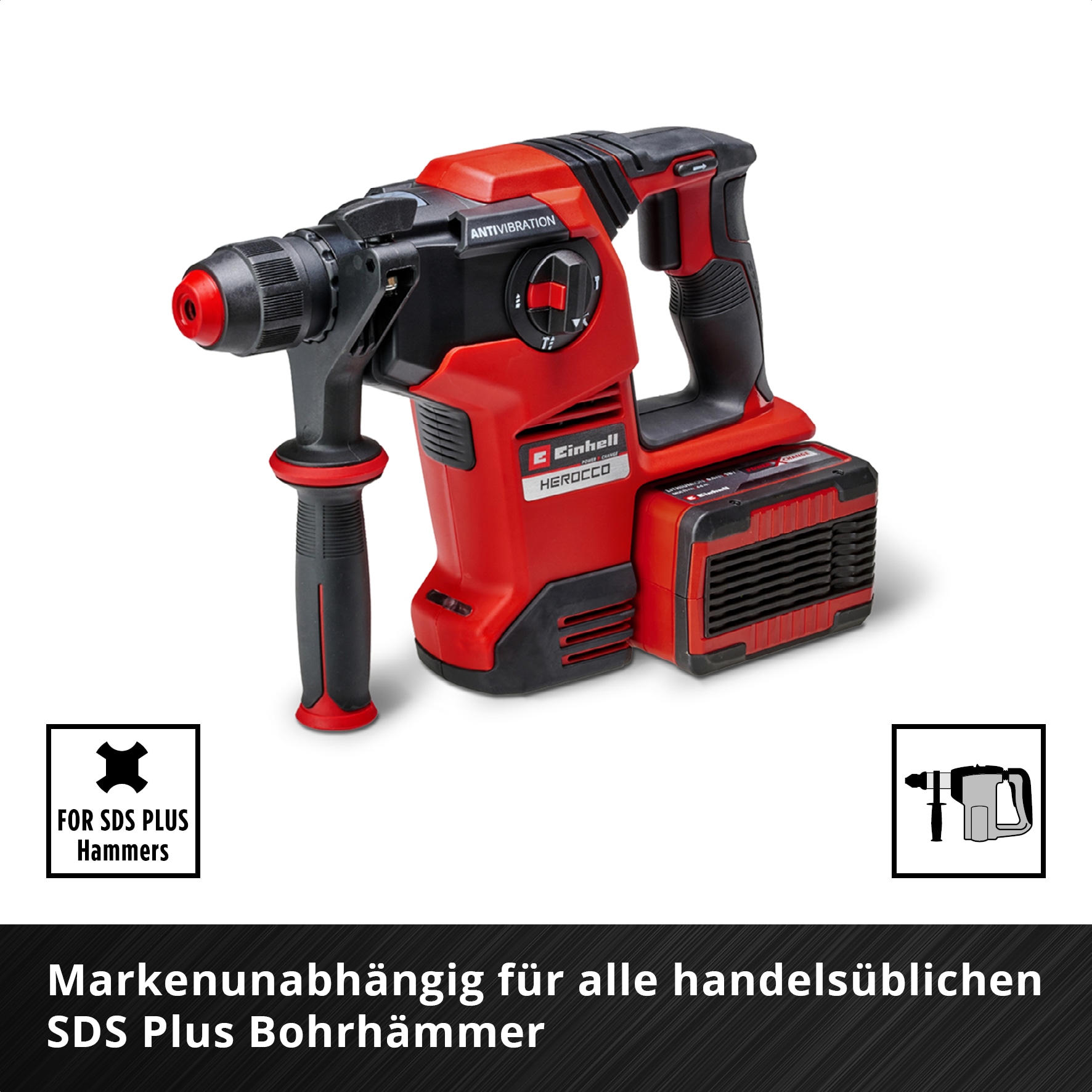 EINHELL SDS-Plus Meißel-Set 247200, 250 mm, 3-teilig EINHELL SDS-Plus Meißel-Set 247200, 250 mm, 3-teilig
