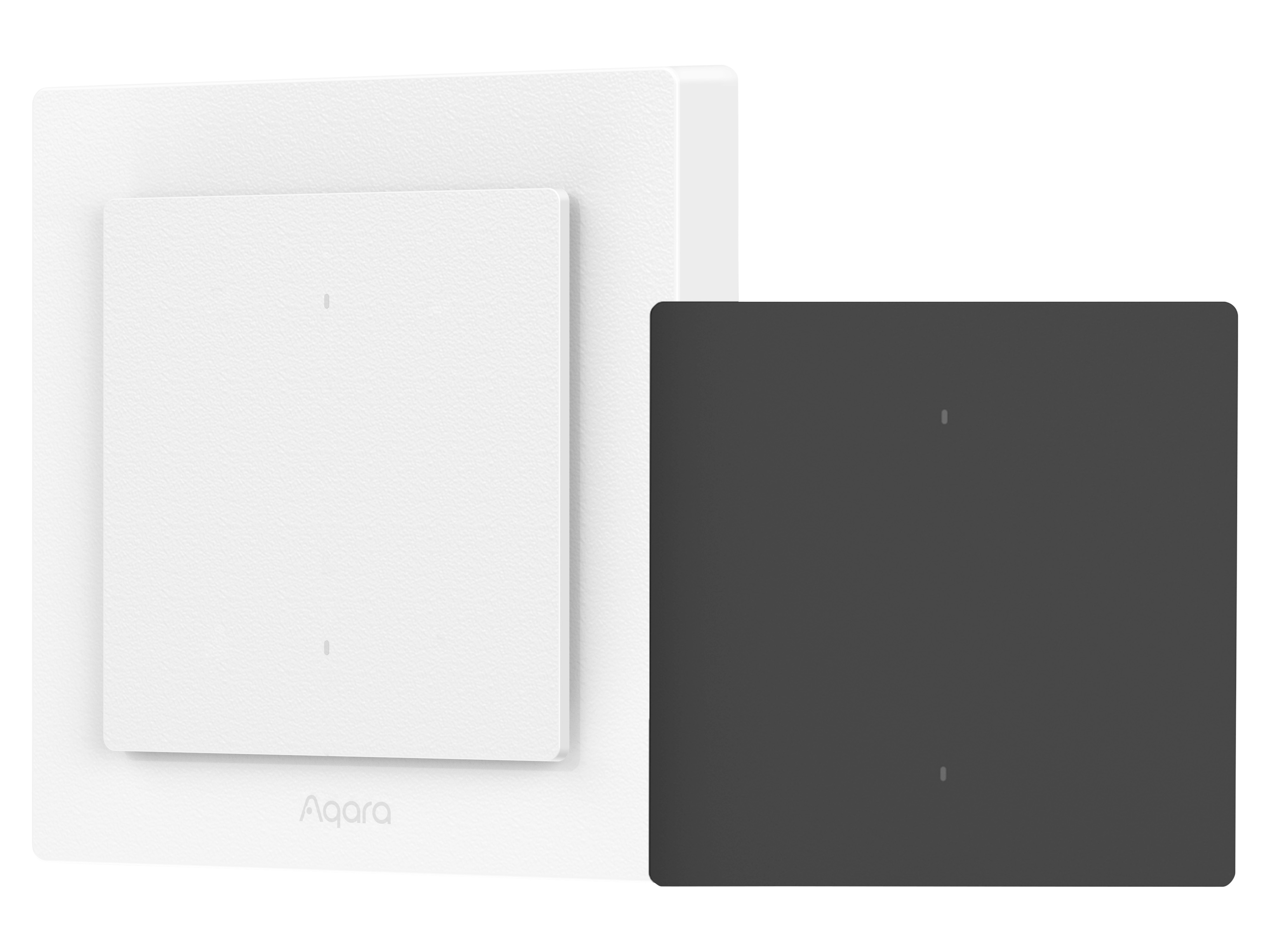 AQARA Lichtschalter Smart H2, WS-K07D, 2 Button, 1 Channel, 2 Stück AQARA Lichtschalter Smart H2, WS-K07D, 2 Button, 1 Channel, 2 Stück