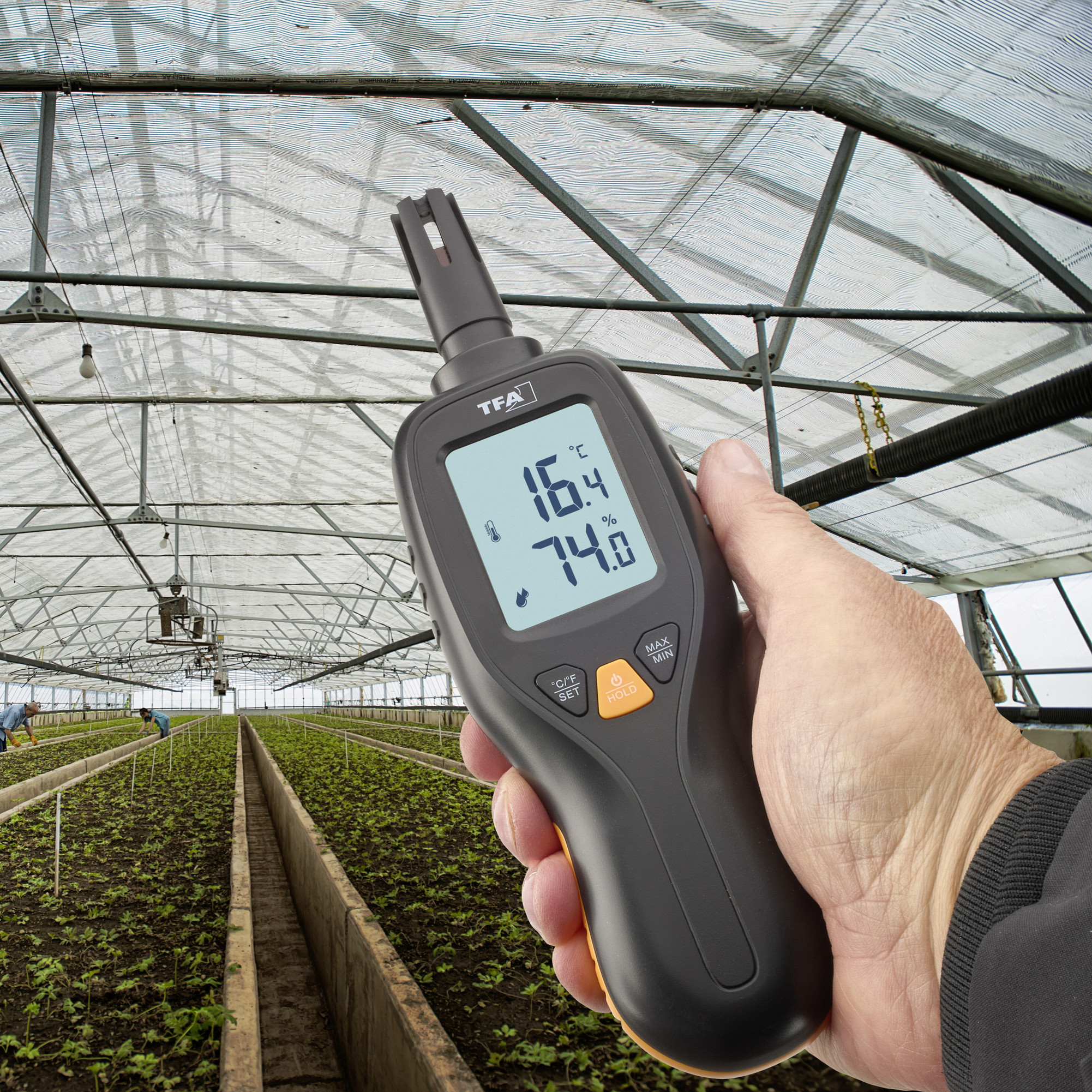 TFA Digitales Profi-Thermo-Hygrometer, schwarz TFA Digitales Profi-Thermo-Hygrometer, schwarz
