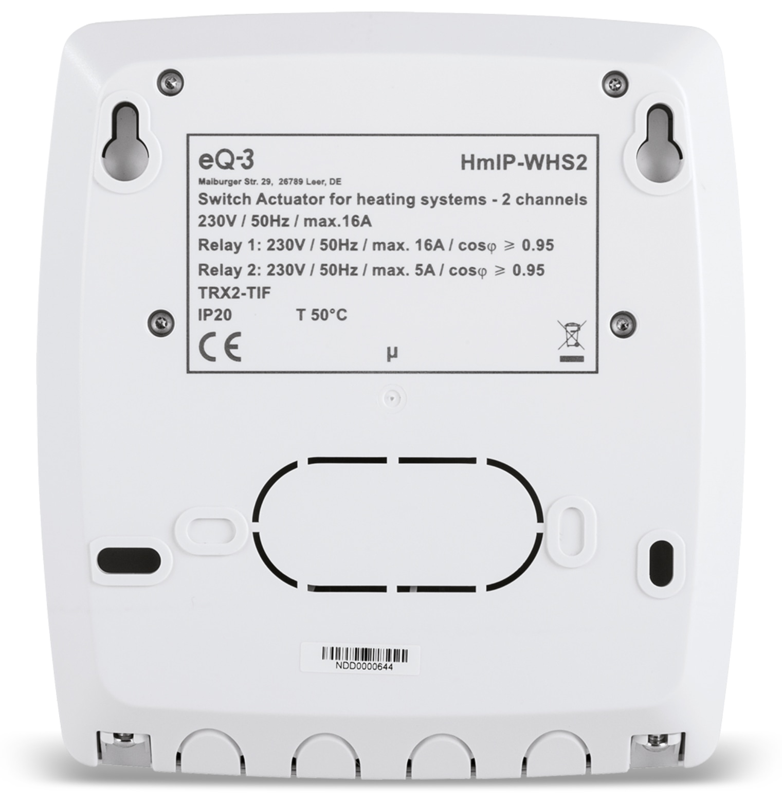 HOMEMATIC IP Smart Home 150842A0, Schaltaktor für Heizungsanlagen