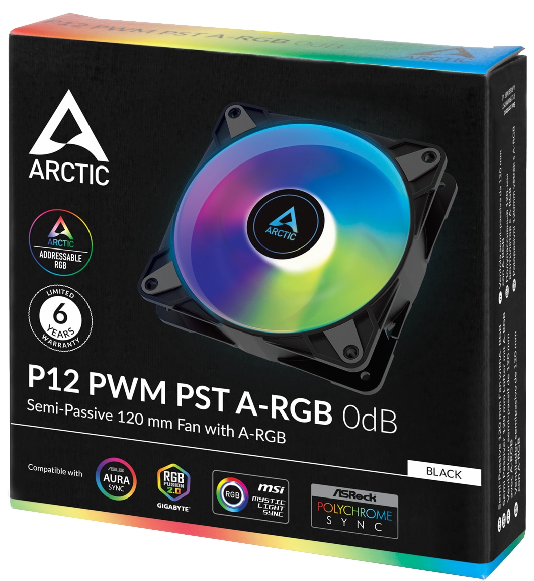 ARCTIC Lüfter P12 PWM PST A-RGB 120mm ARCTIC Lüfter P12 PWM PST A-RGB 120mm