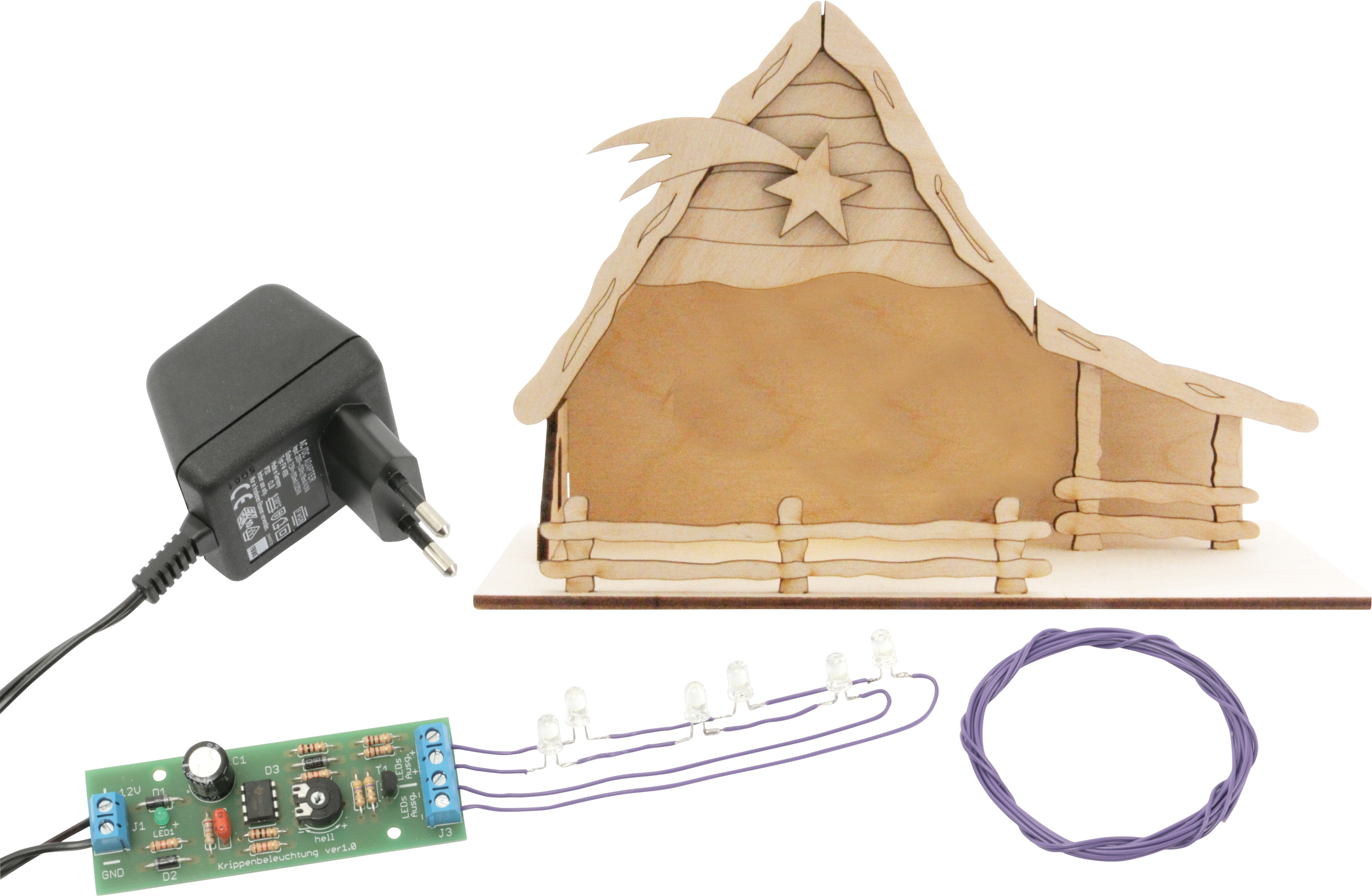 Bausatz-Bundle, Weihnachtskrippe Bausatz-Bundle, Weihnachtskrippe
