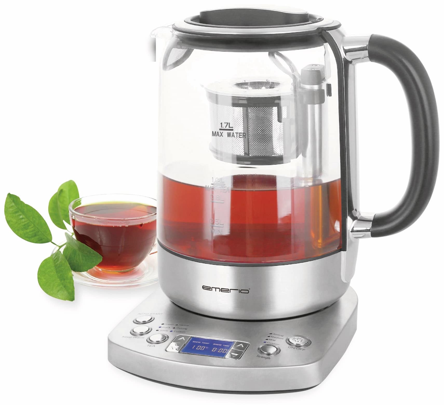 EMERIO Wasserkocher WK-122248, 1,7 L, 2200 W, Teekocher EMERIO Wasserkocher WK-122248, 1,7 L, 2200 W, Teekocher