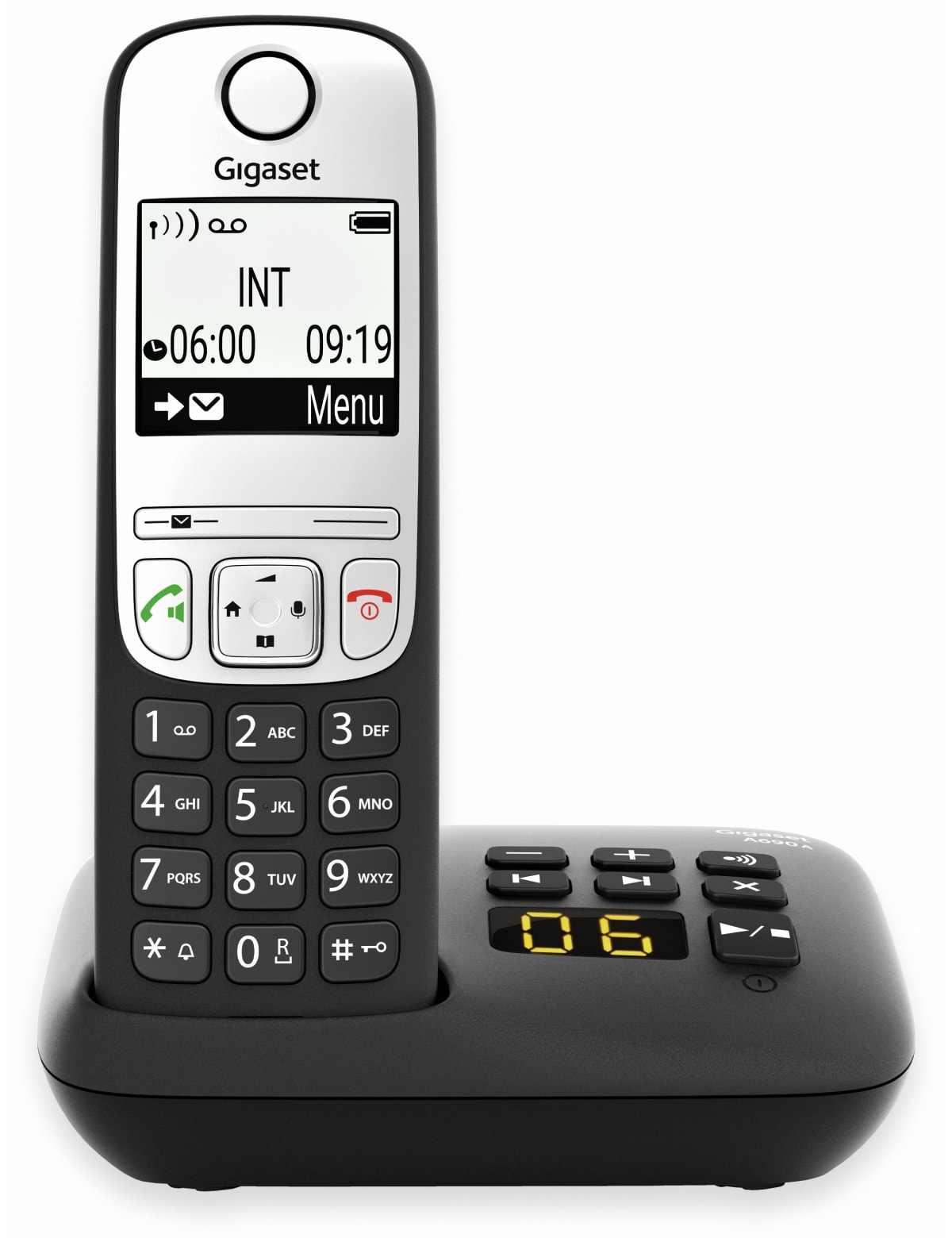 GIGASET DECT-Telefon A690A, schwarz GIGASET DECT-Telefon A690A, schwarz