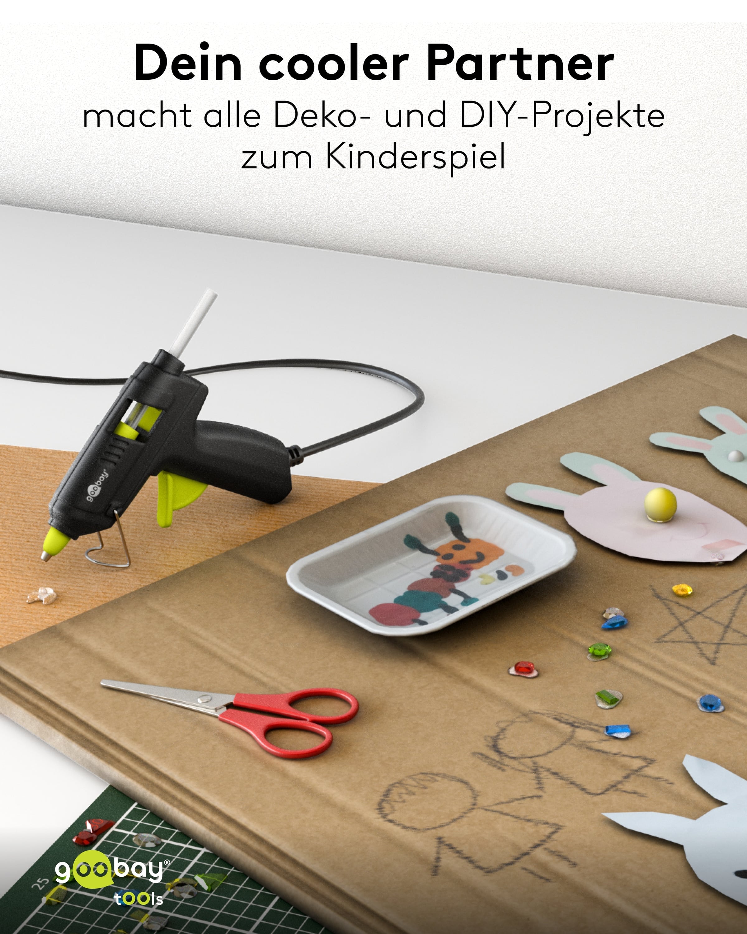 GOOBAY TOOLS Heißklebepistole Advanced, 77825, 20 W, inkl. 50 Klebesticks GOOBAY TOOLS Heißklebepistole Advanced, 77825, 20 W, inkl. 50 Klebesticks