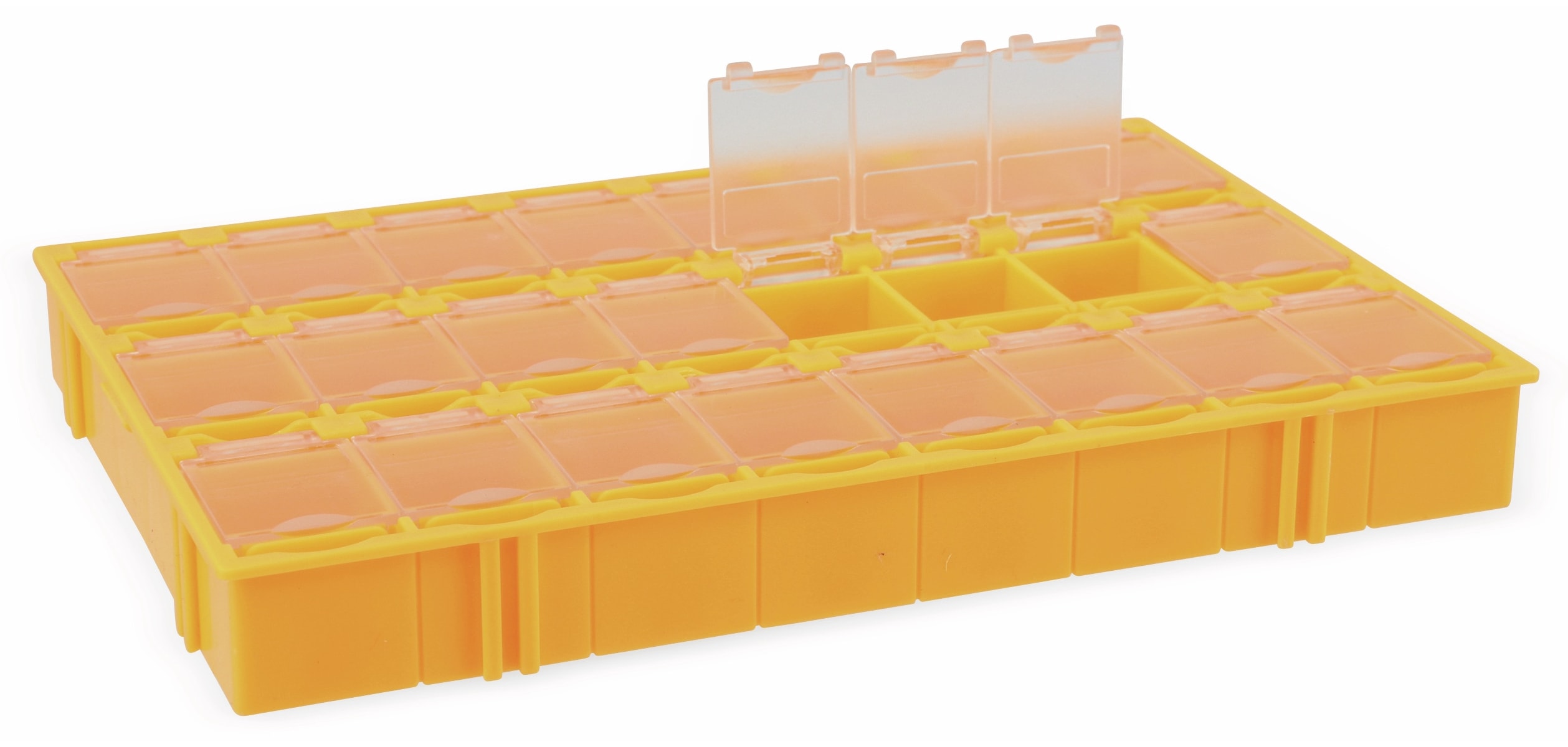 SMD-Systemcontainer T-156, 24-fach, orange SMD-Systemcontainer T-156, 24-fach, orange